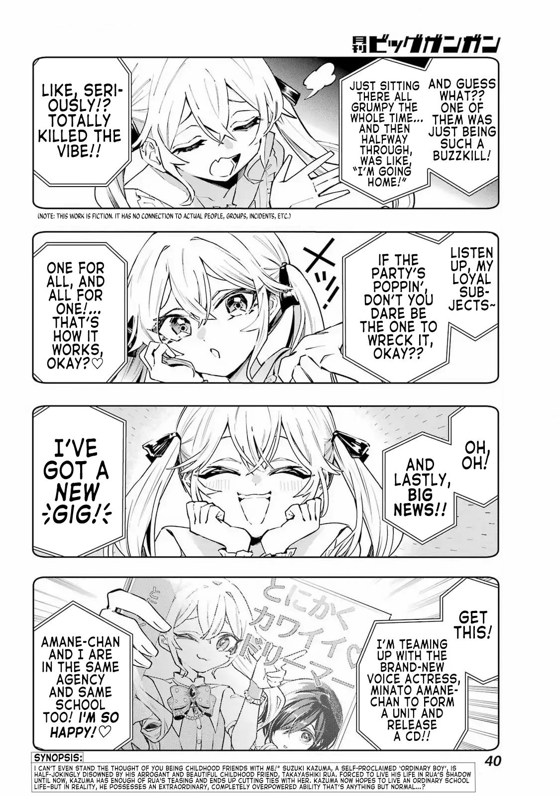 Anta to Osananajimi tte dake demo Iya nanoni! Zekkou kara Hajimaru S-kyuu Bishoujo to no Gakuen Nariagari Seikatsu Chap 2 - Next Chap 3