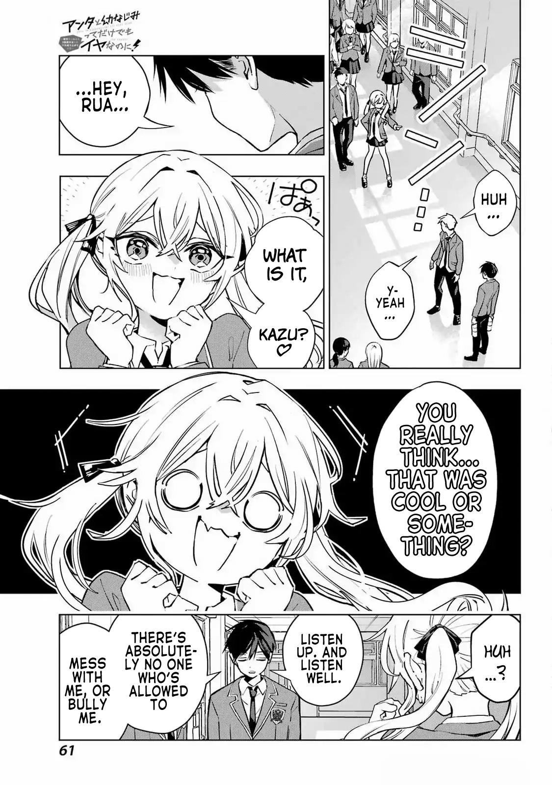 Anta to Osananajimi tte dake demo Iya nanoni! Zekkou kara Hajimaru S-kyuu Bishoujo to no Gakuen Nariagari Seikatsu Chap 2 - Next Chap 3