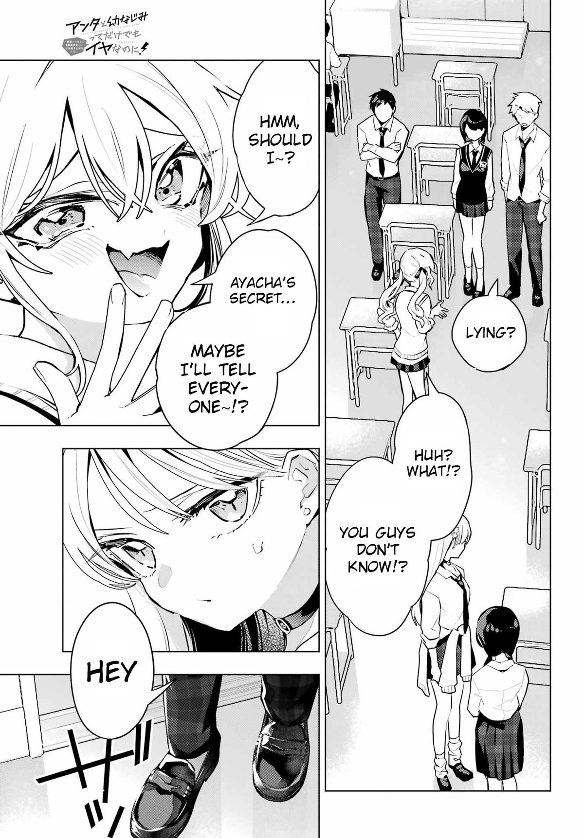 Anta to Osananajimi tte dake demo Iya nanoni! Zekkou kara Hajimaru S-kyuu Bishoujo to no Gakuen Nariagari Seikatsu Chap 10 - Next Chap 11