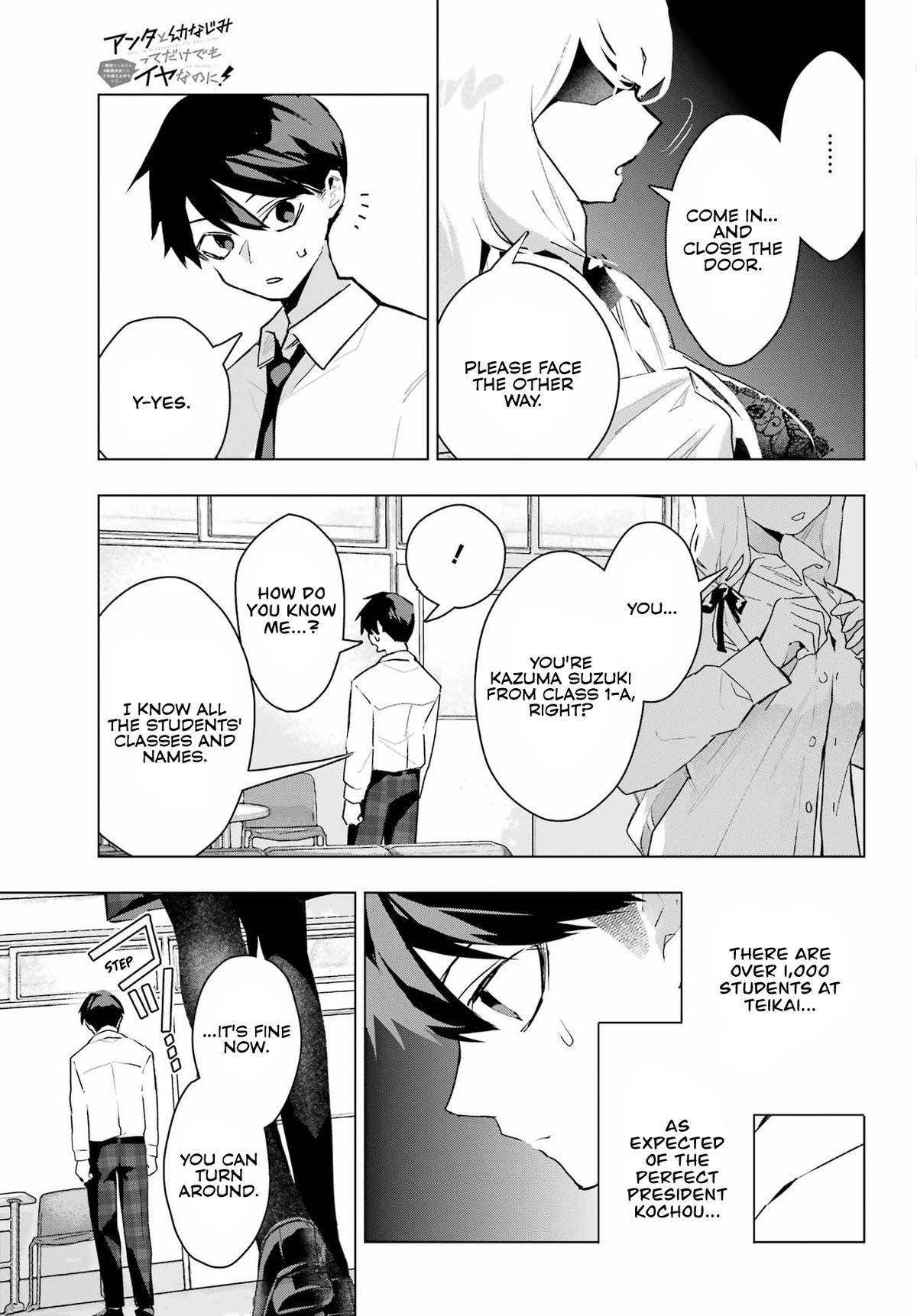 Anta to Osananajimi tte dake demo Iya nanoni! Zekkou kara Hajimaru S-kyuu Bishoujo to no Gakuen Nariagari Seikatsu Chap 11 - Next Chap 12