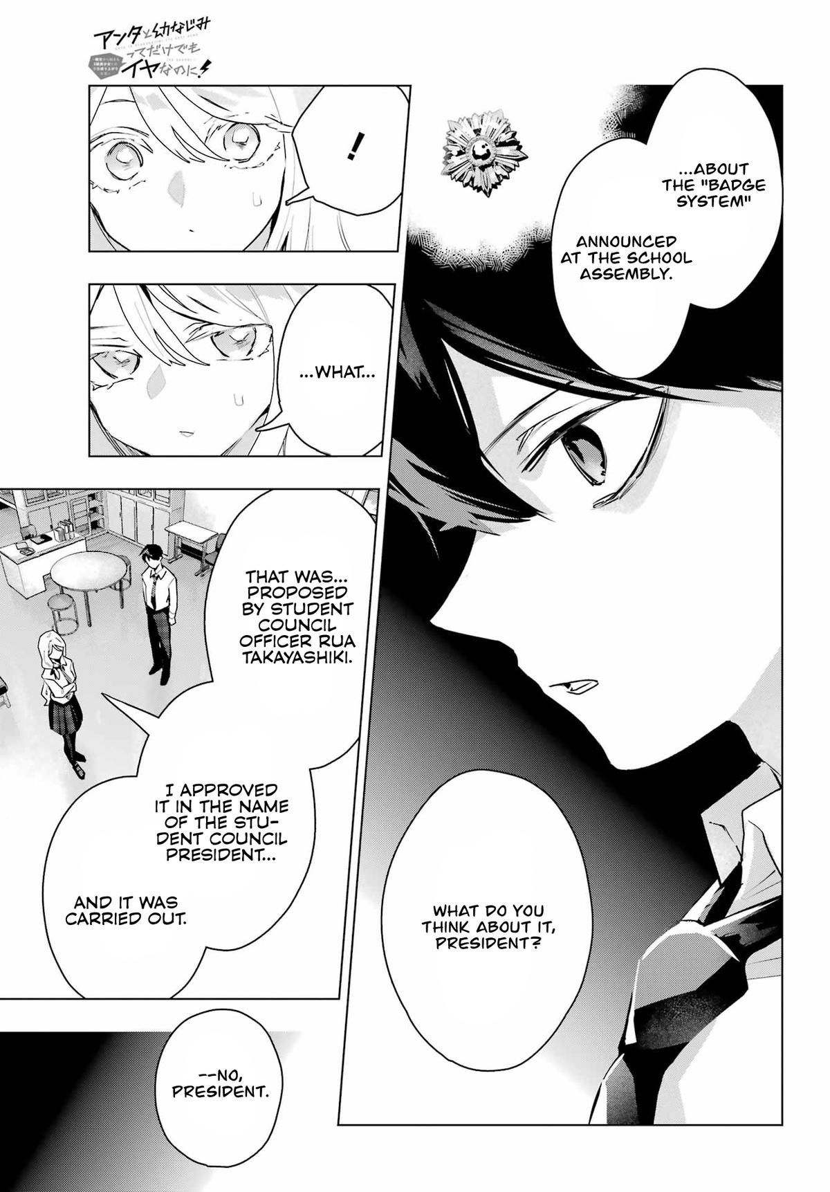 Anta to Osananajimi tte dake demo Iya nanoni! Zekkou kara Hajimaru S-kyuu Bishoujo to no Gakuen Nariagari Seikatsu Chap 11 - Next Chap 12