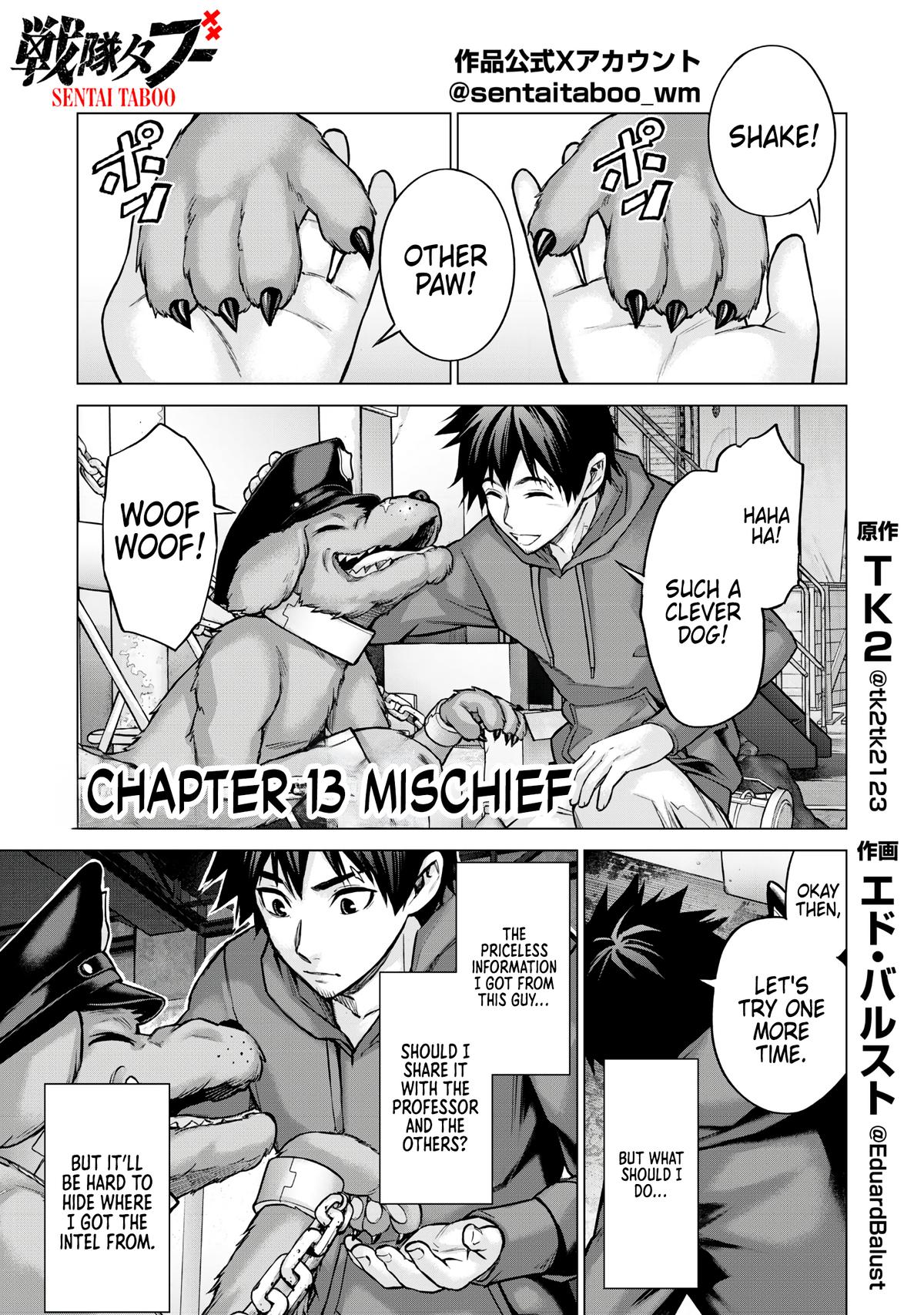 Sentai Taboo Chap 13 - Next Chap 14
