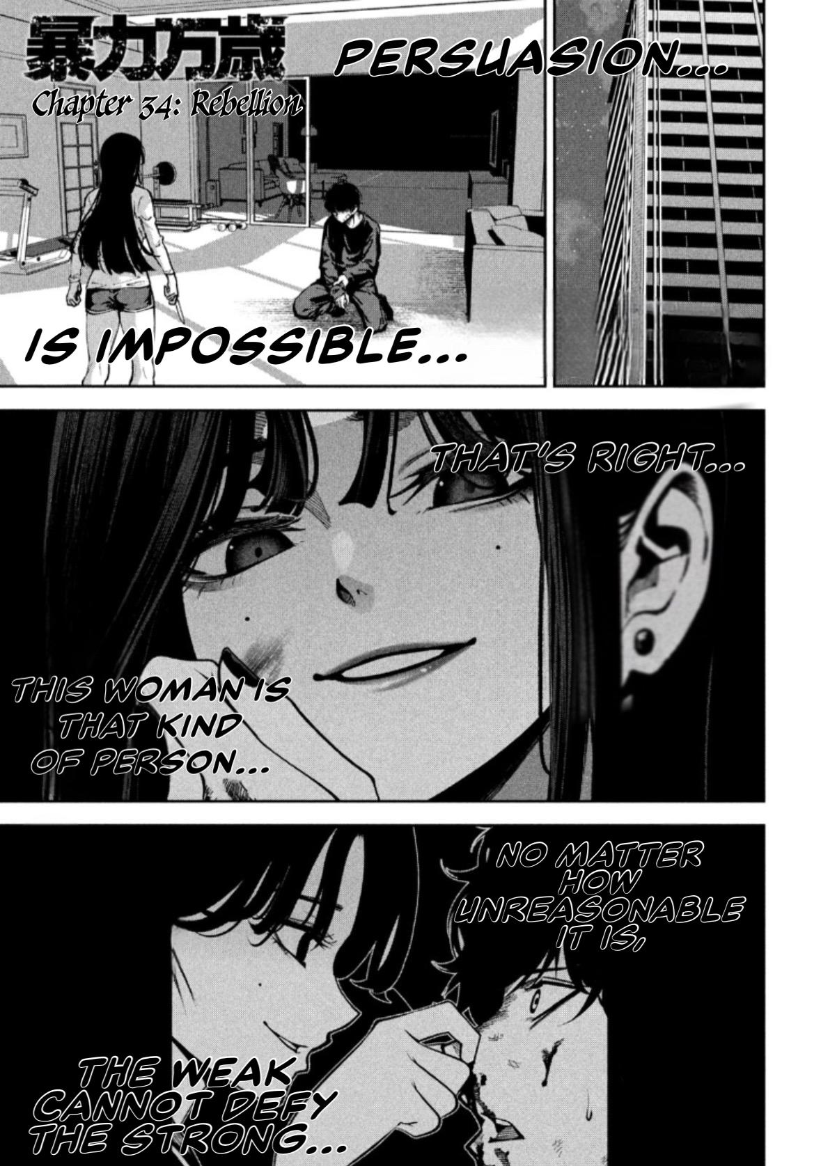 Bouryoku Banzai Chap 34 - Next Chap 35