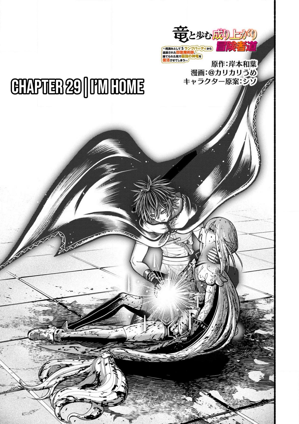Ryuu to Ayumu Nariagari Boukensha-dou: Youzumi toshite S-Rank Party kara Tsuihou sareta Kaifuku Majutsushi, Suterareta Saki de Saikyou no Shinryuu wo Fukkatsu sasete Shimau Chap 29 - Next Chap 30