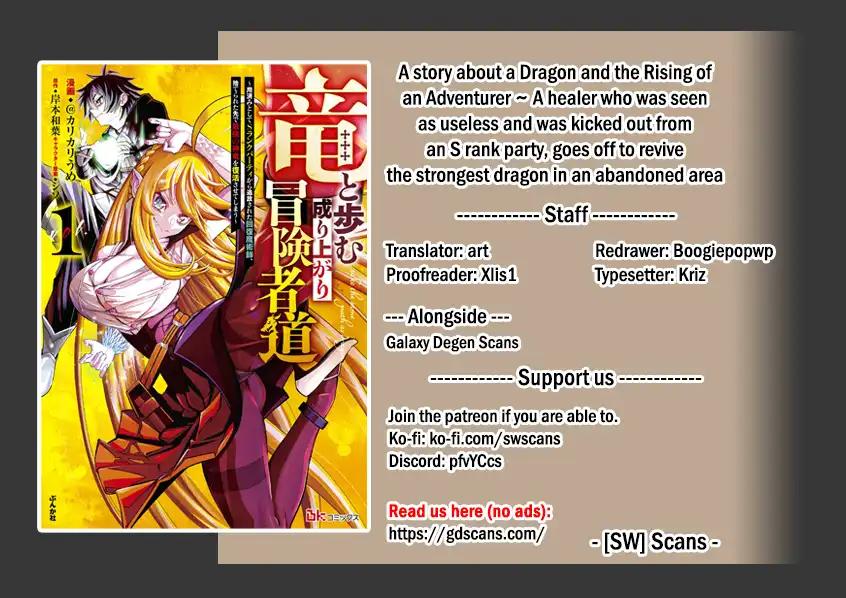 Ryuu to Ayumu Nariagari Boukensha-dou: Youzumi toshite S-Rank Party kara Tsuihou sareta Kaifuku Majutsushi, Suterareta Saki de Saikyou no Shinryuu wo Fukkatsu sasete Shimau Chap 34 - Next Chap 35