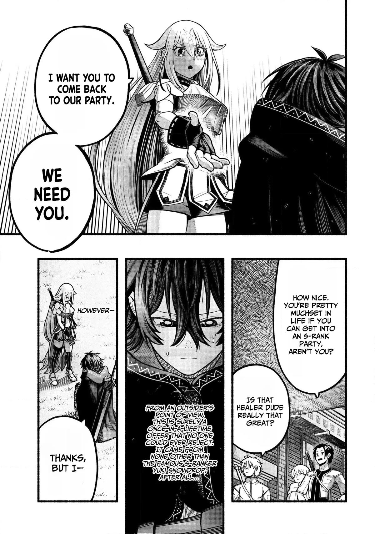 Ryuu to Ayumu Nariagari Boukensha-dou: Youzumi toshite S-Rank Party kara Tsuihou sareta Kaifuku Majutsushi, Suterareta Saki de Saikyou no Shinryuu wo Fukkatsu sasete Shimau Chap 35 - Next Chap 36