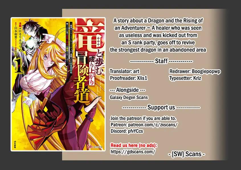 Ryuu to Ayumu Nariagari Boukensha-dou: Youzumi toshite S-Rank Party kara Tsuihou sareta Kaifuku Majutsushi, Suterareta Saki de Saikyou no Shinryuu wo Fukkatsu sasete Shimau Chap 35 - Next Chap 36