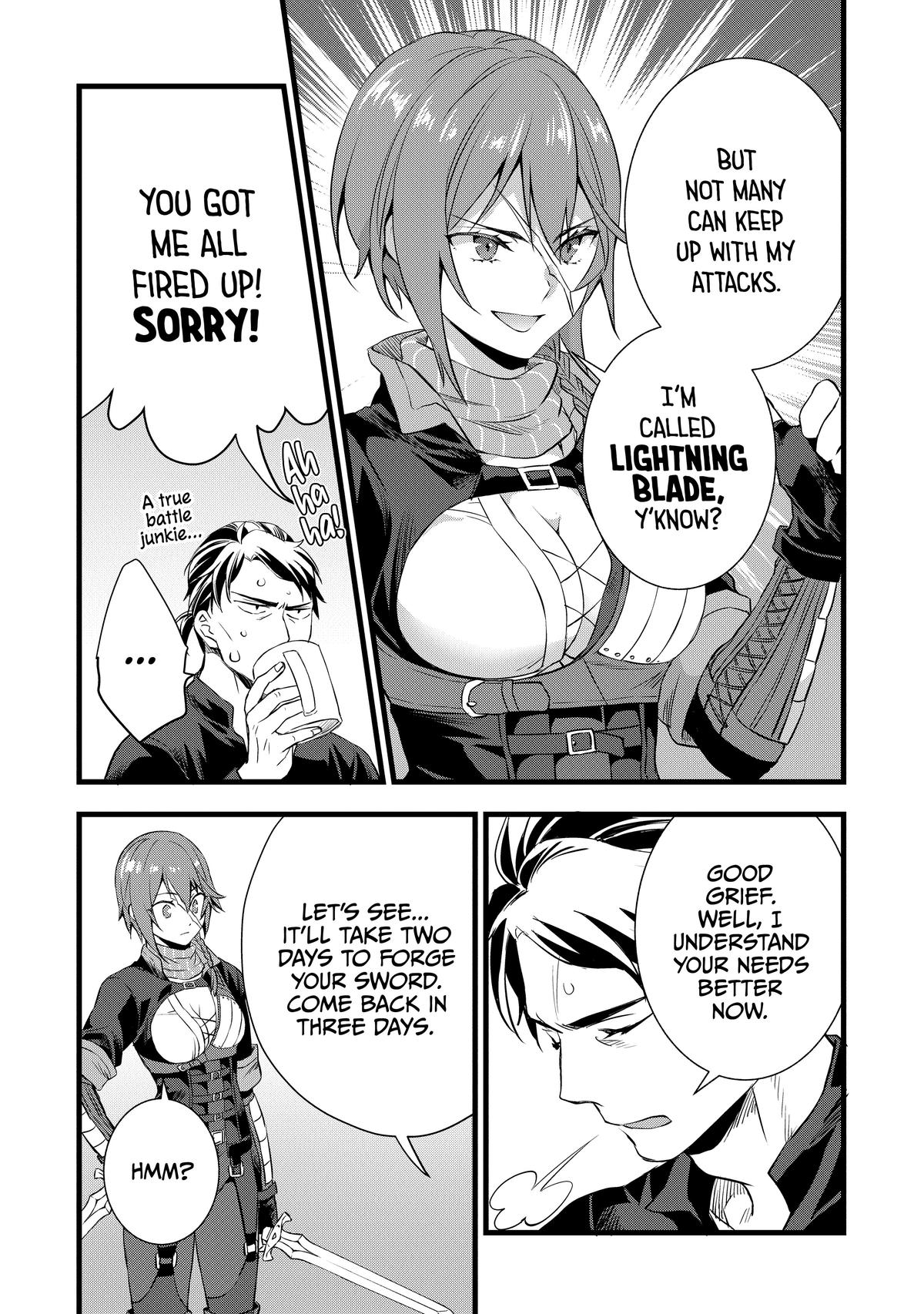 Kajiya de Hajimeru Isekai Slow Life Chap 8 - Next Chap 9