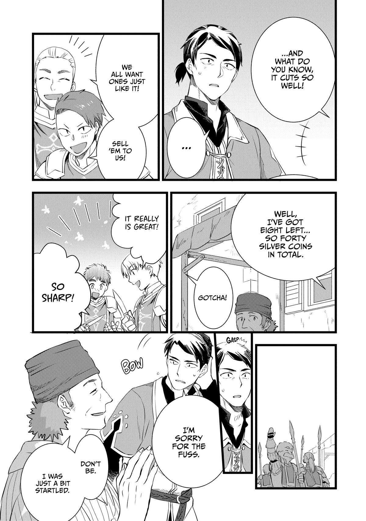 Kajiya de Hajimeru Isekai Slow Life Chap 3 - Next Chap 4