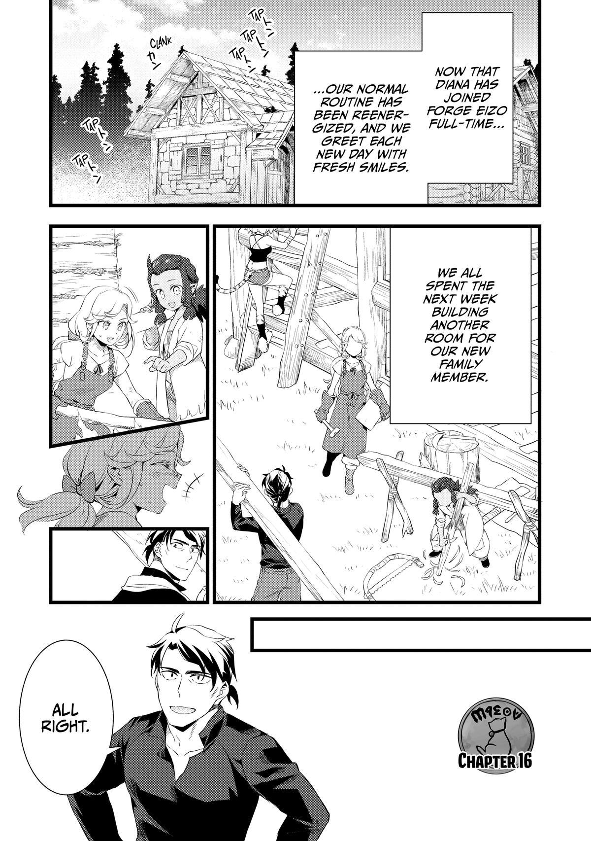 Kajiya de Hajimeru Isekai Slow Life Chap 16 - Next Chap 17