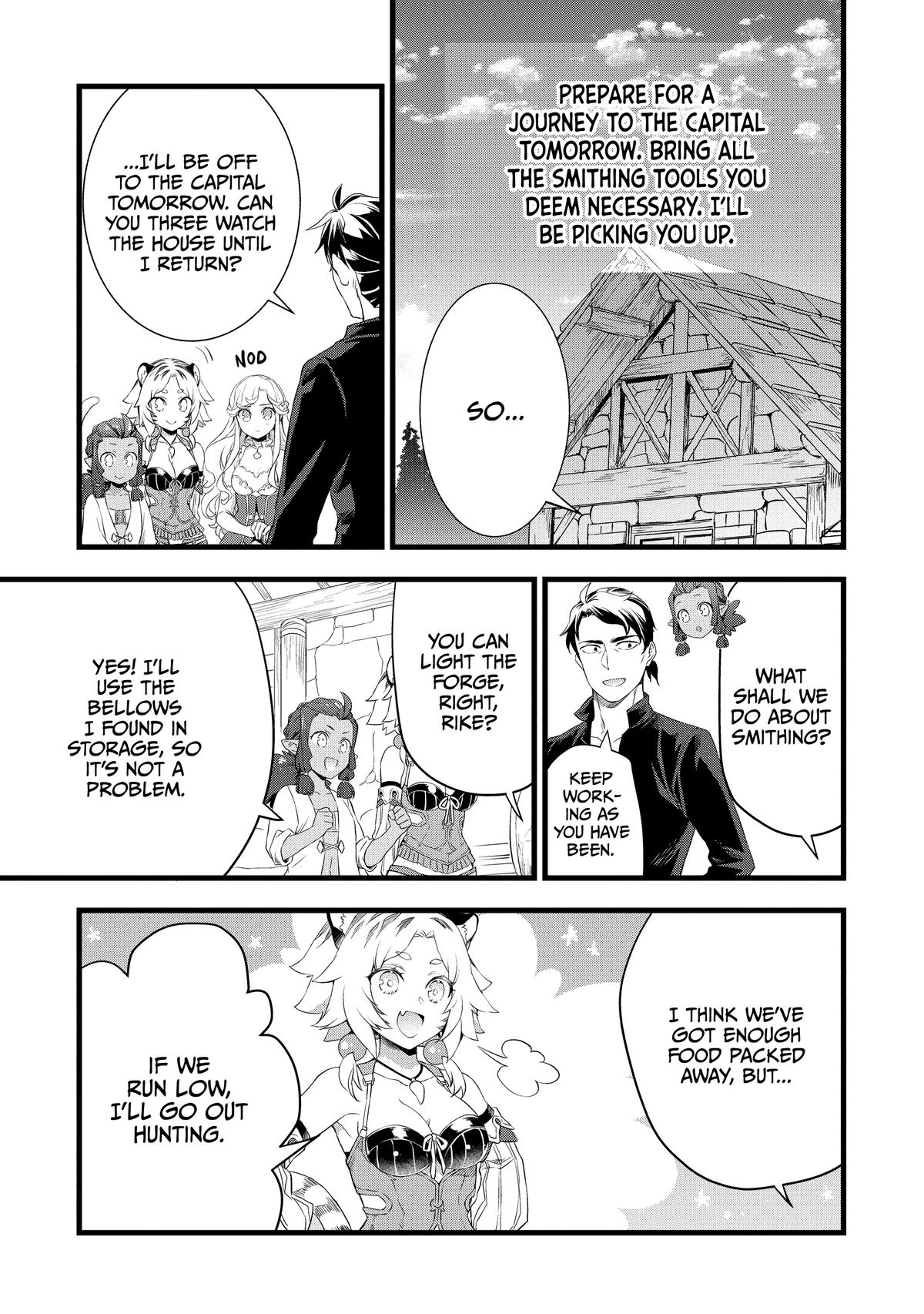 Kajiya de Hajimeru Isekai Slow Life Chap 13 - Next Chap 14