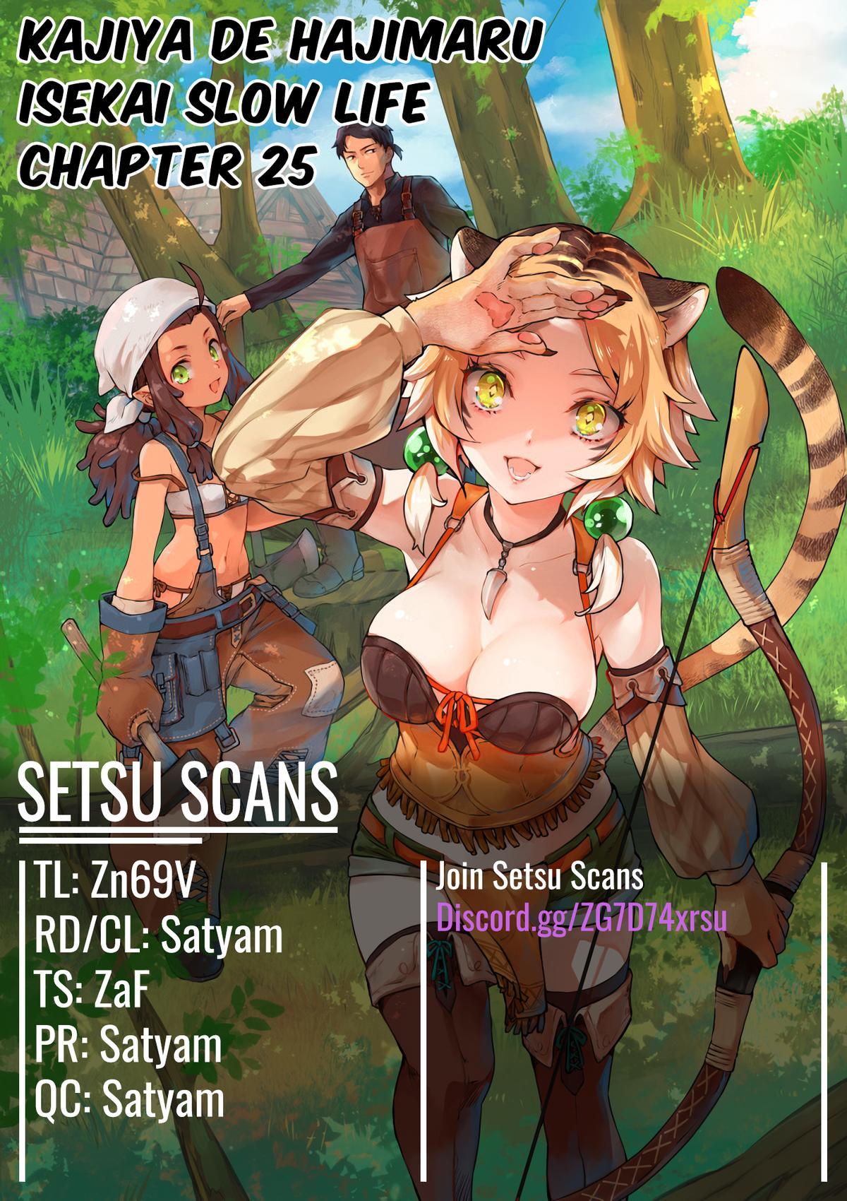 Kajiya de Hajimeru Isekai Slow Life Chap 25 - Next Chap 26