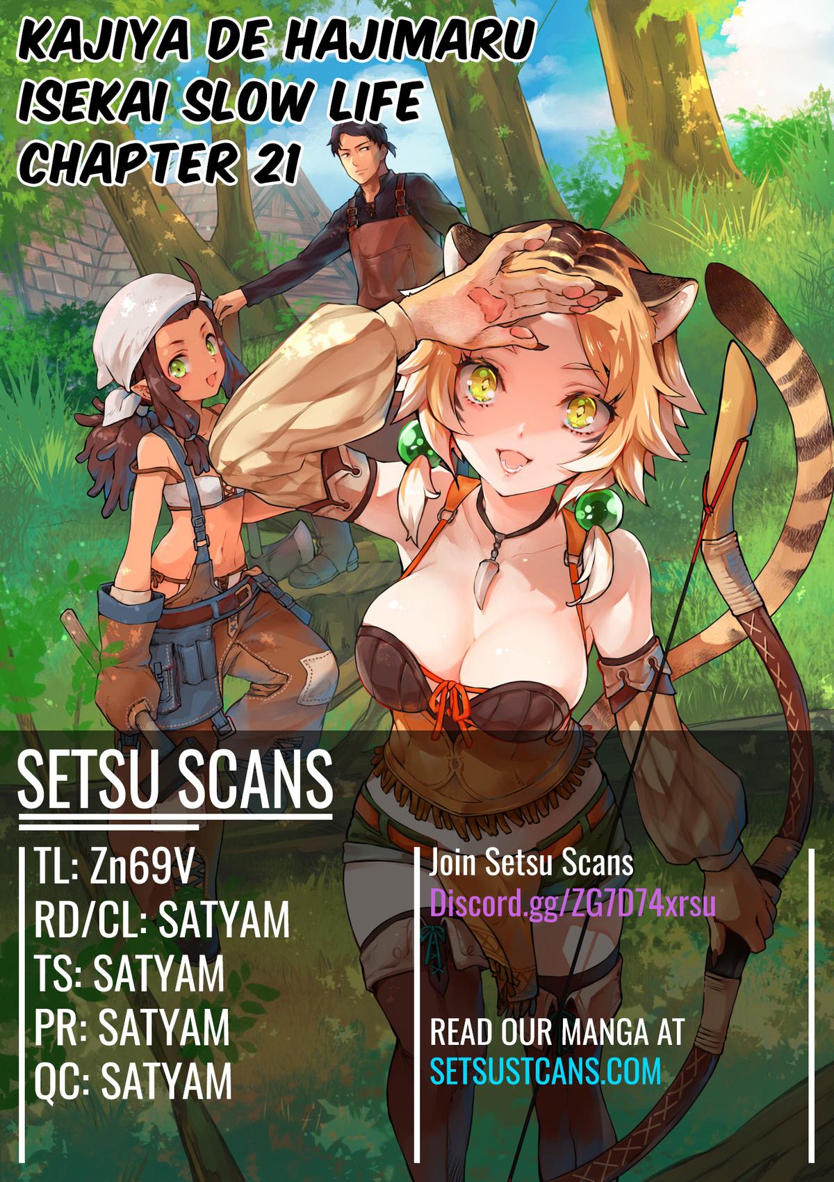 Kajiya de Hajimeru Isekai Slow Life Chap 21 - Next Chap 22