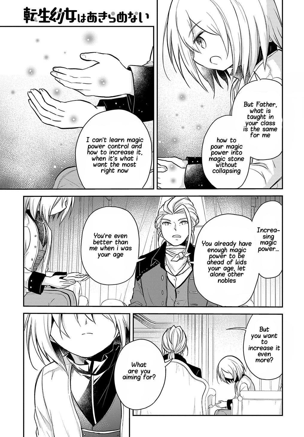 Tensei Youjo wa Akiramenai Chap 11 - Next Chap 12