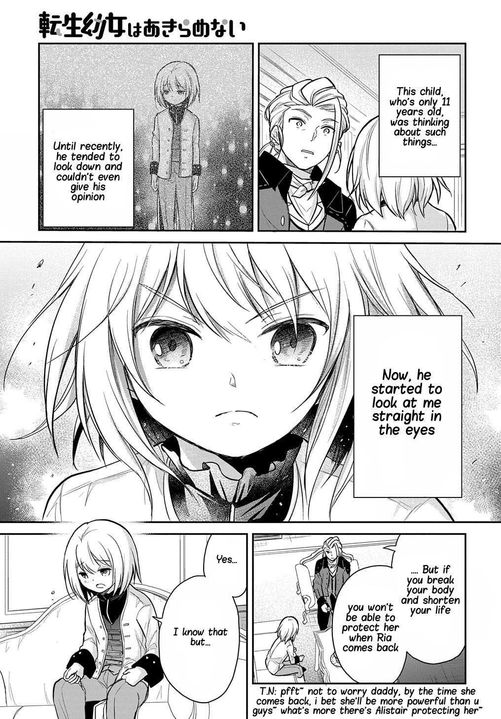 Tensei Youjo wa Akiramenai Chap 11 - Next Chap 12