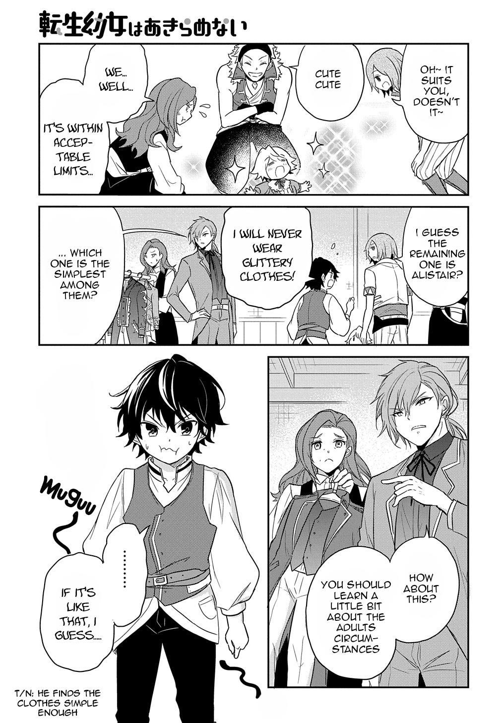 Tensei Youjo wa Akiramenai Chap 28 - Next Chap 29