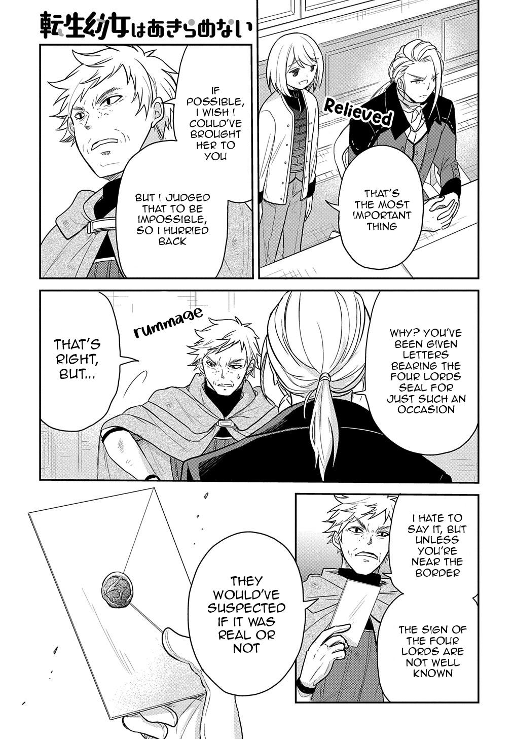 Tensei Youjo wa Akiramenai Chap 29 - Next Chap 30