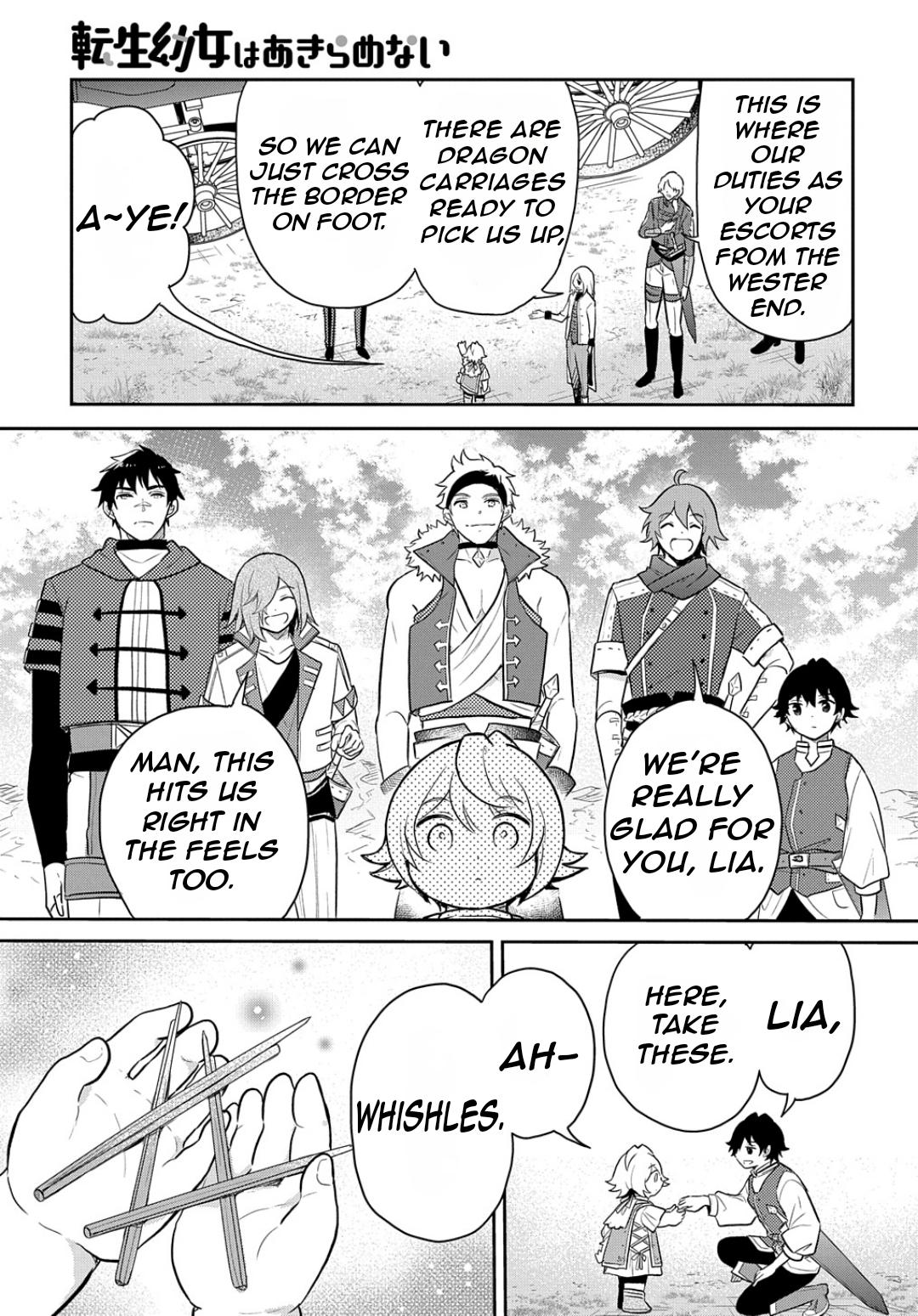 Tensei Youjo wa Akiramenai Chap 46 - Next Chap 47