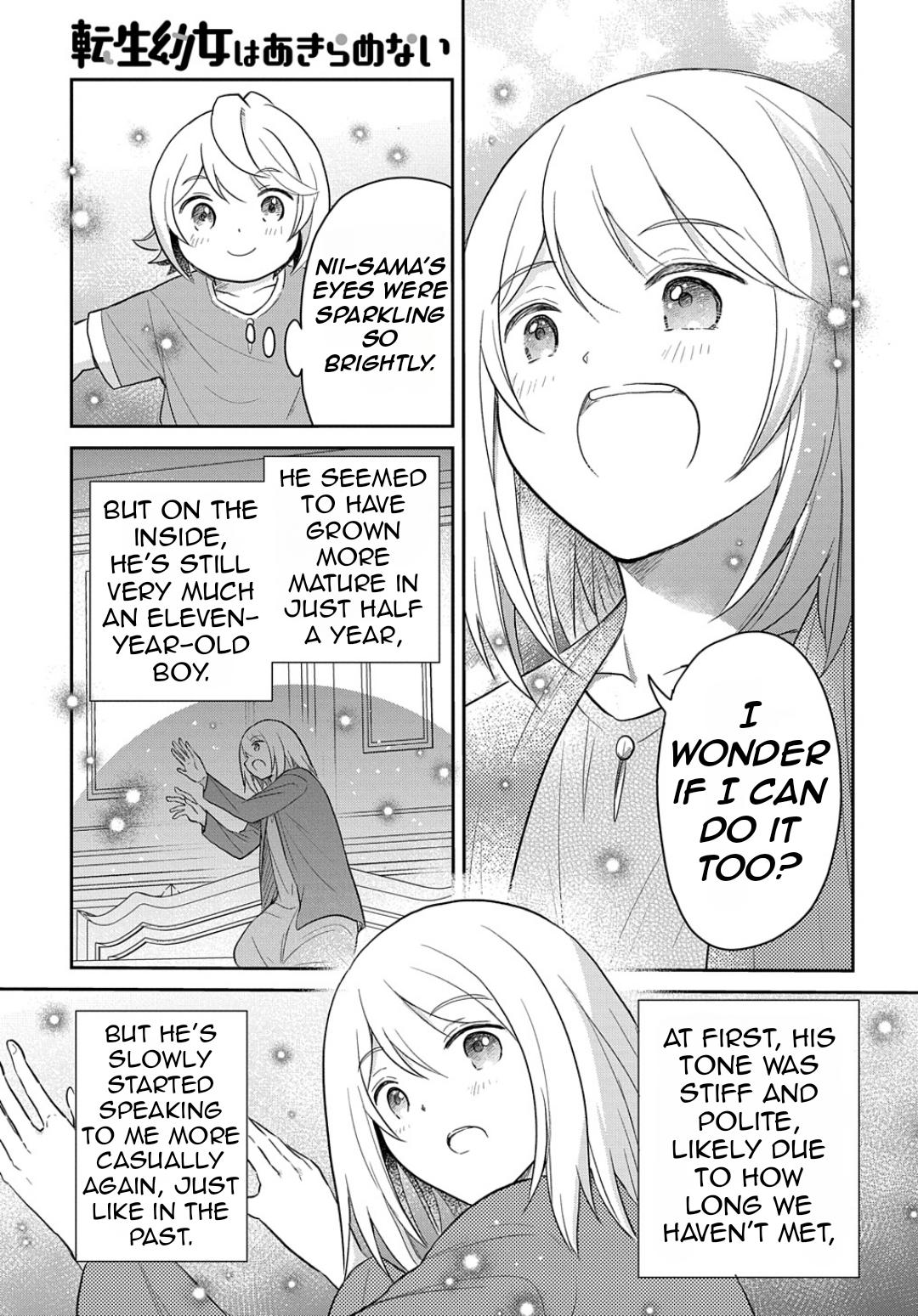 Tensei Youjo wa Akiramenai Chap 43 - Next Chap 44