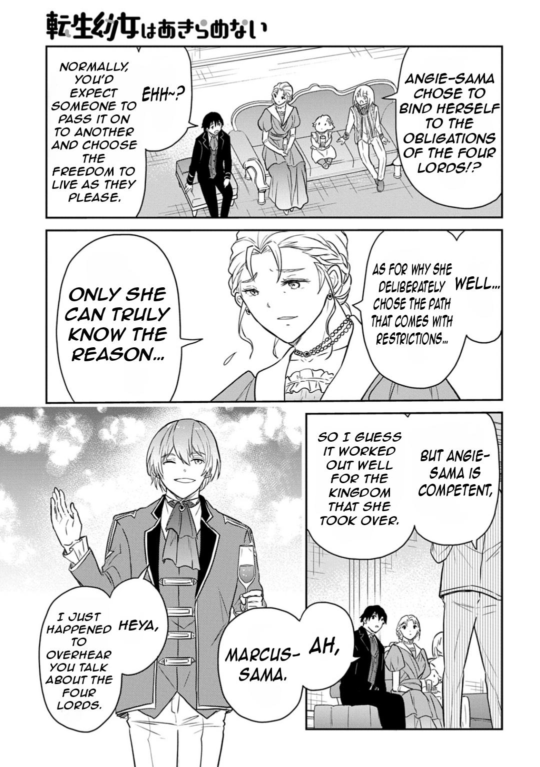 Tensei Youjo wa Akiramenai Chap 57 - Next Chap 58