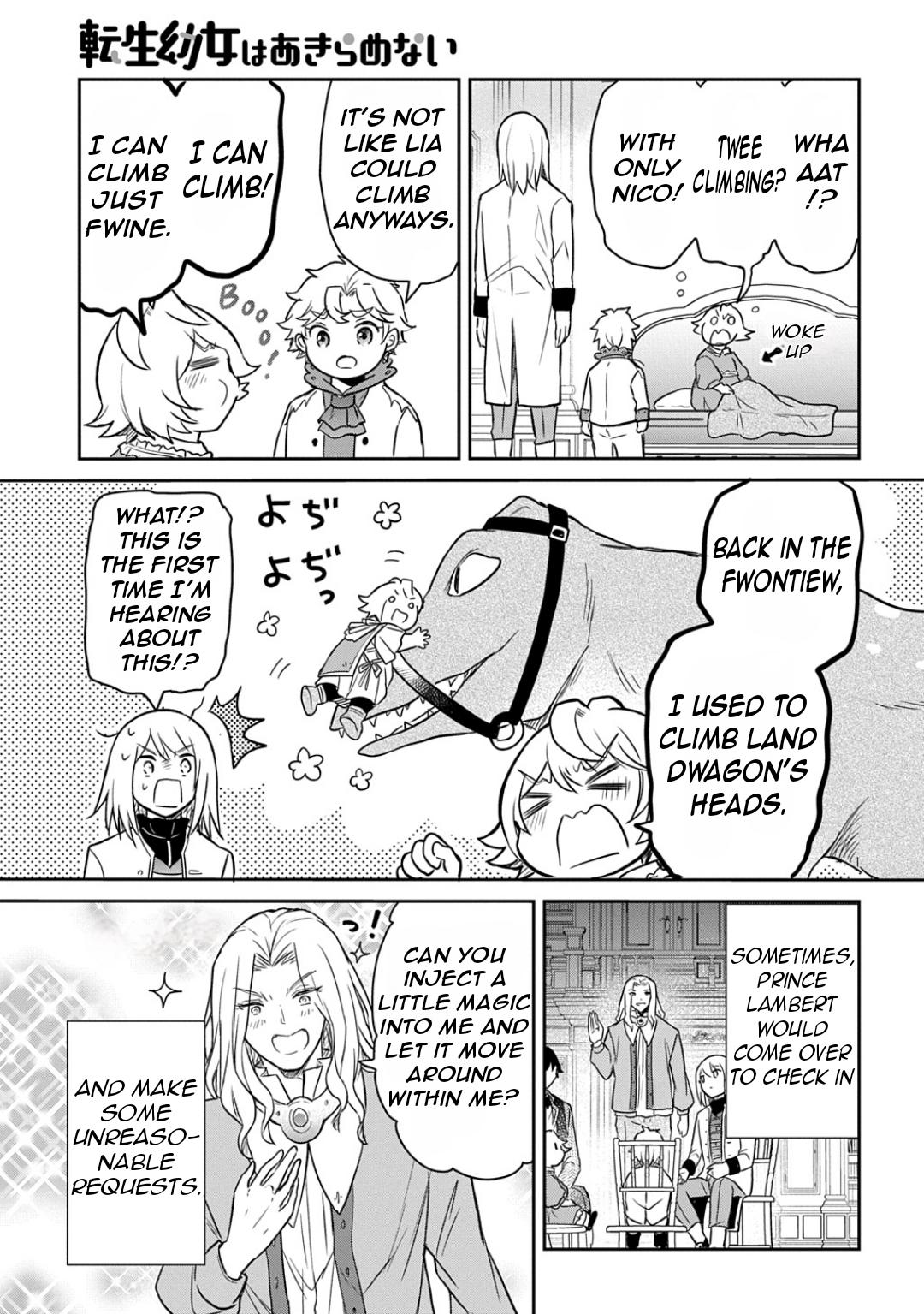 Tensei Youjo wa Akiramenai Chap 54 - Next Chap 55