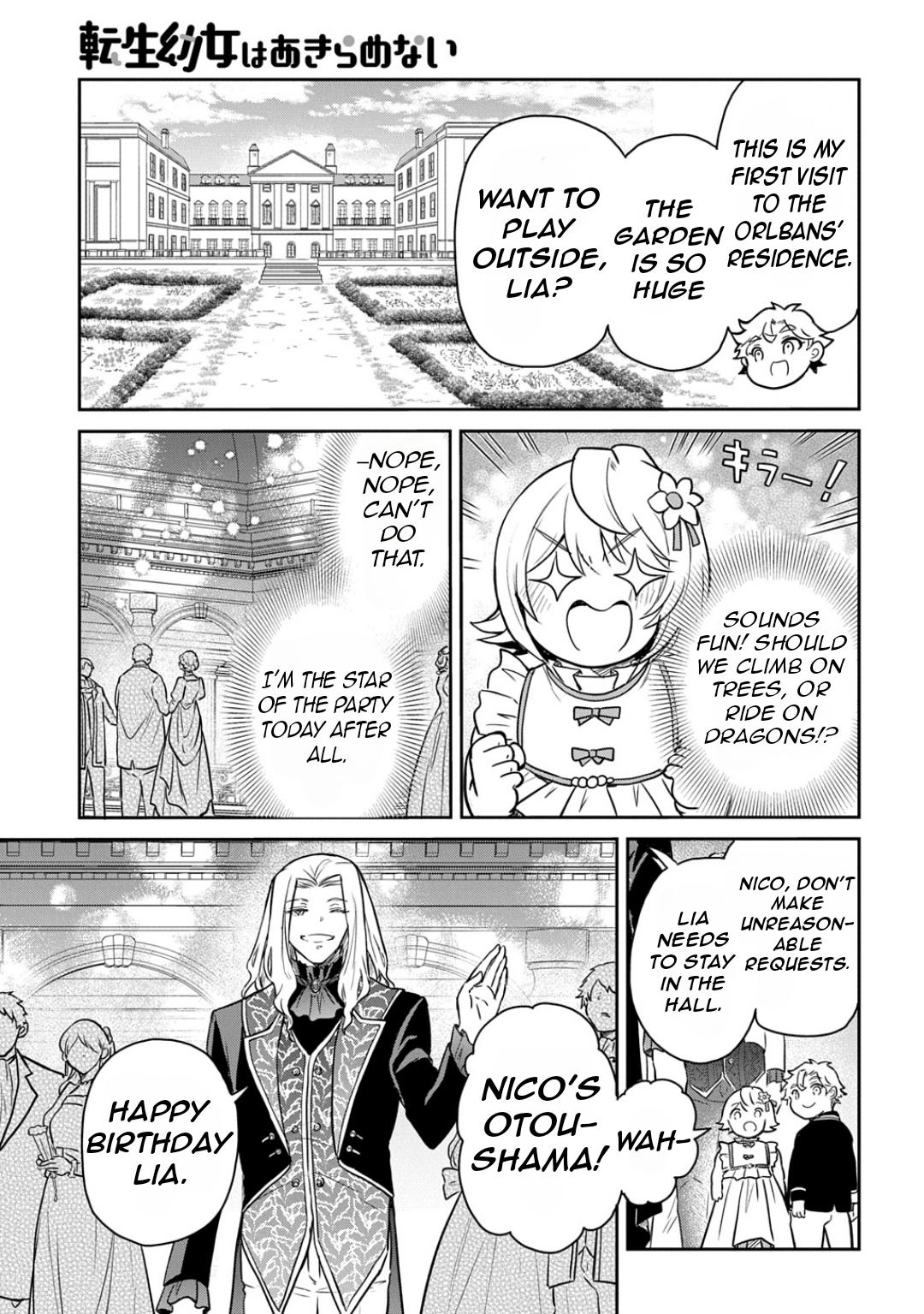 Tensei Youjo wa Akiramenai Chap 55 - Next Chap 56