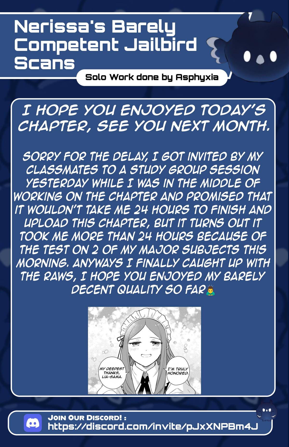 Tensei Youjo wa Akiramenai Chap 58 - Next Chap 59