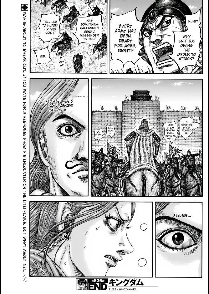 Kingdom English Chap 836 - Next Chap 837