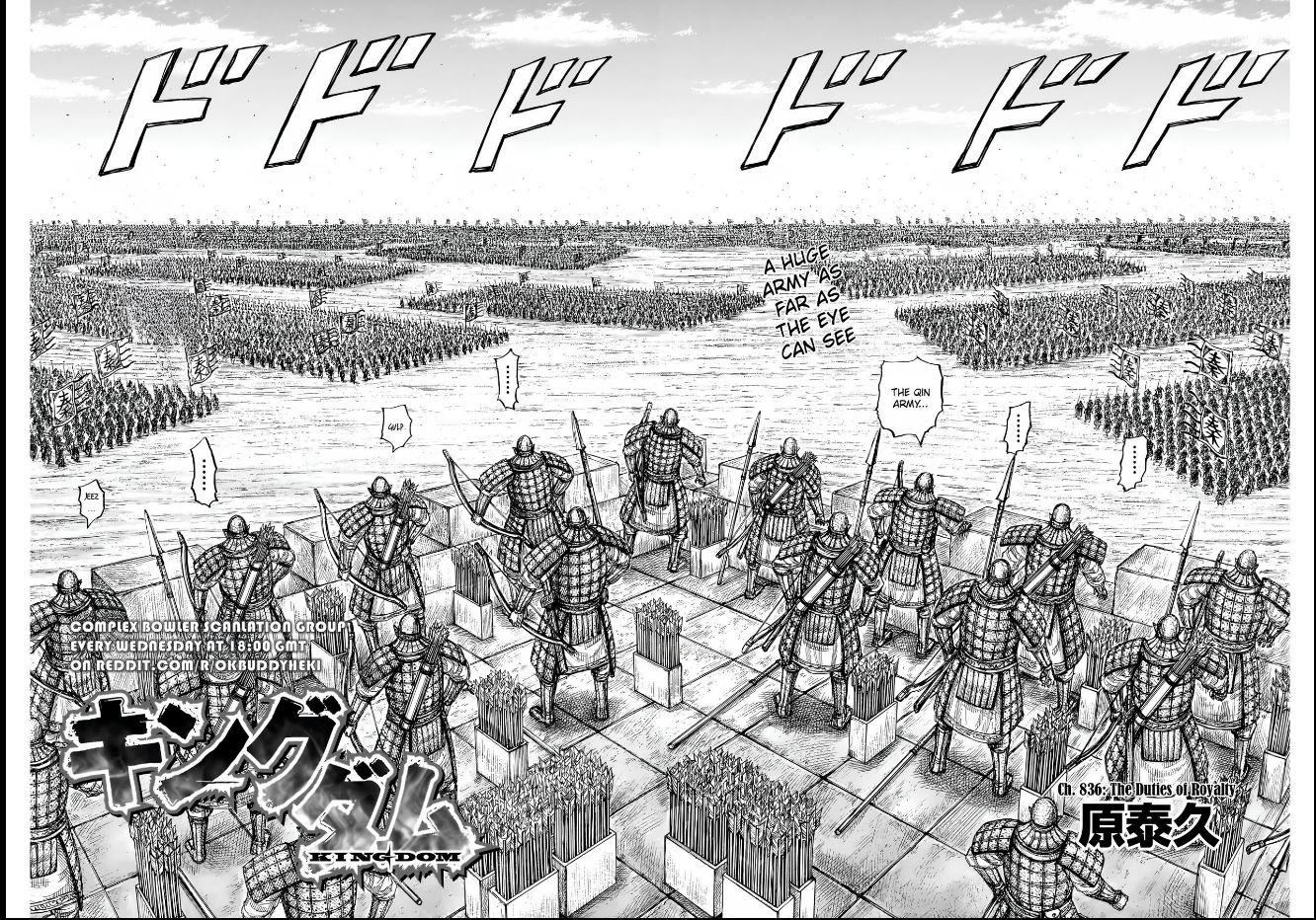 Kingdom English Chap 836 - Next Chap 837