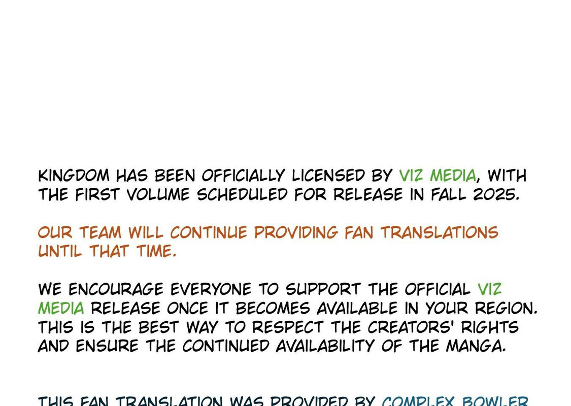 Kingdom English Chap 832 - Next Chap 833