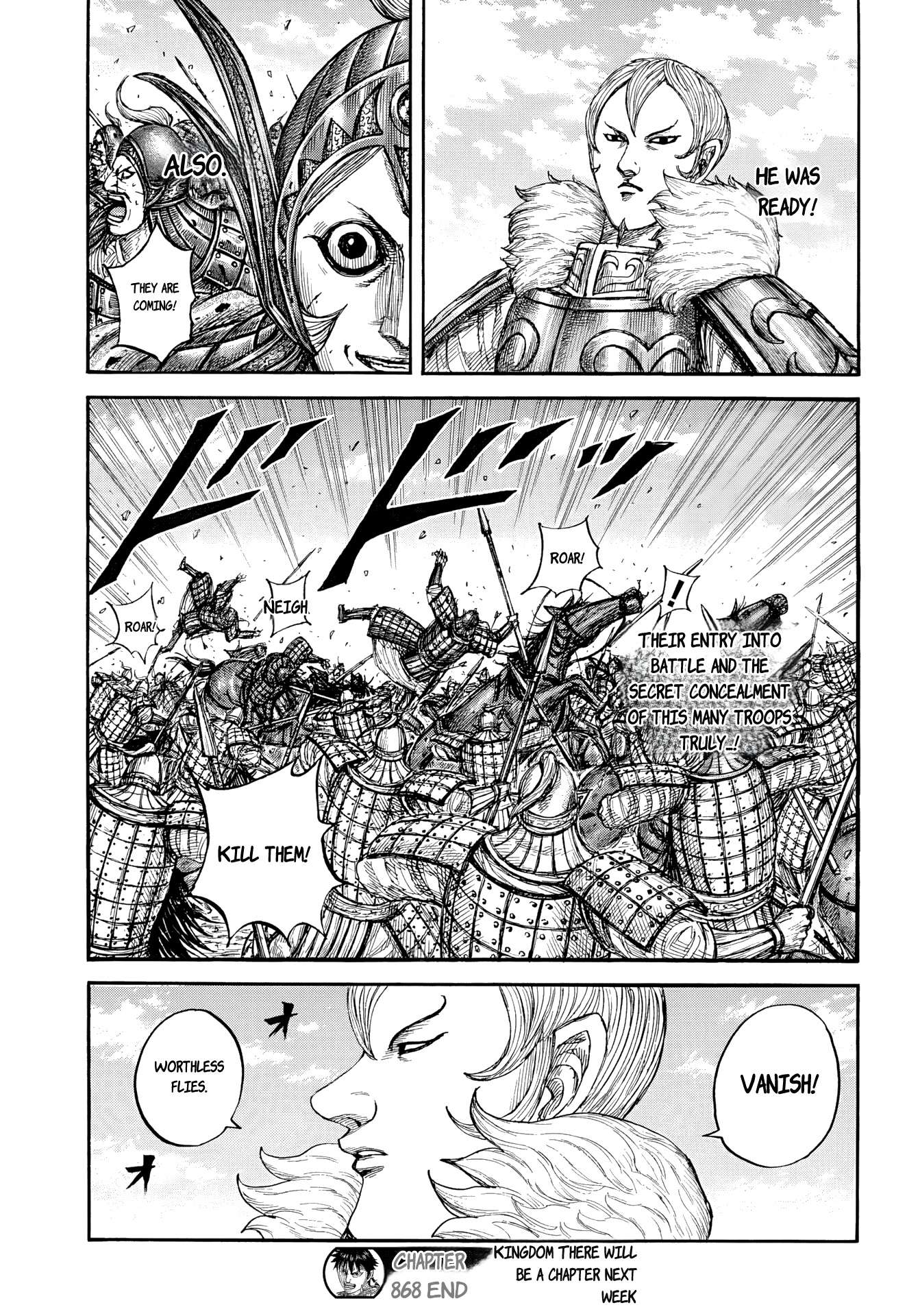 Kingdom English Chap 868 - Next Chap 869