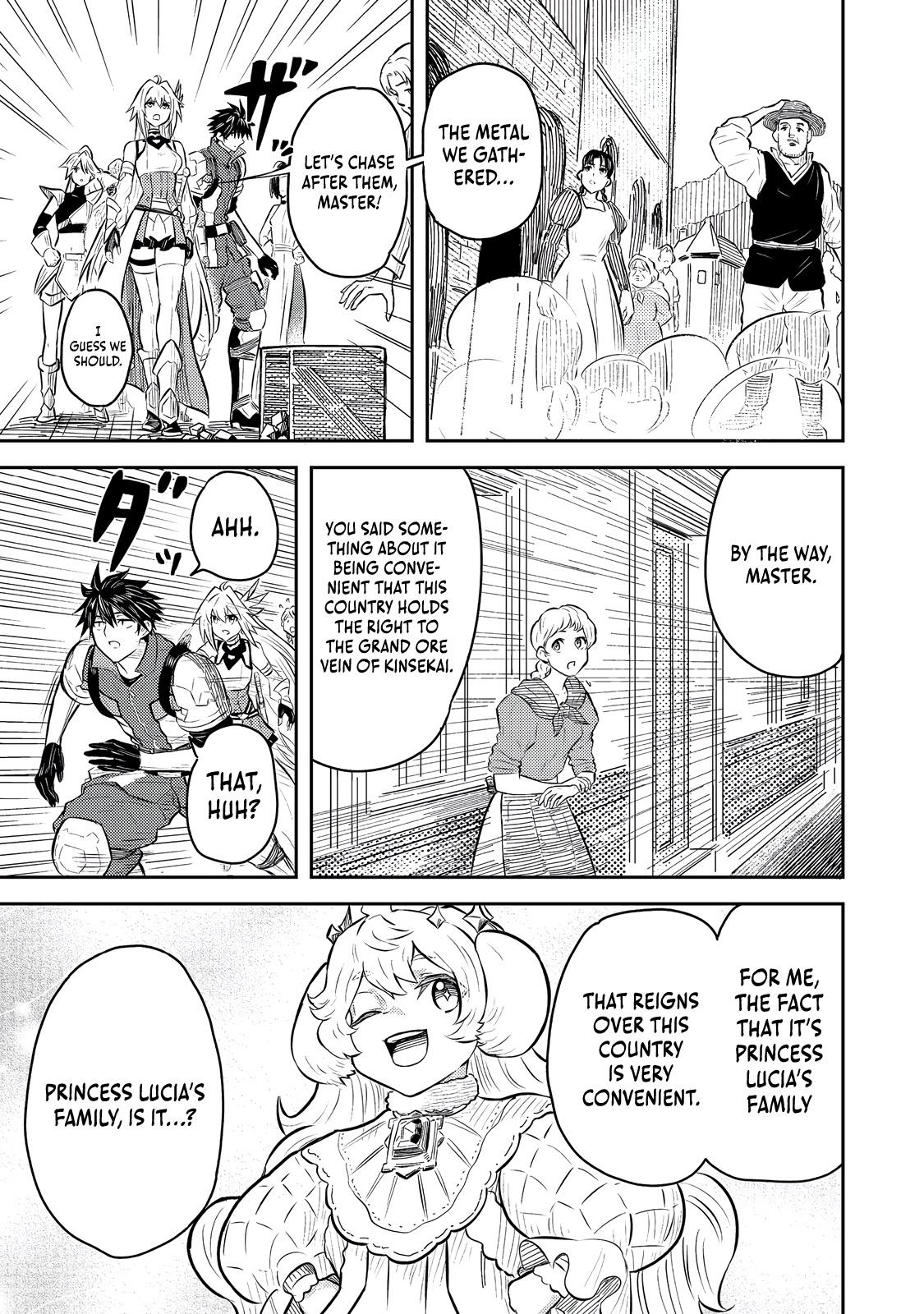 Outo One Operation Golem Master. Masaka no Tsuihou!? Jiyuu no Mi ni Natta node Deshi no Bijin Yuusha-tachi to Issho ni Saikyou Golem Tsukurimasu. Modottekoi to Iwaretemo Mou Shiran! @comic Chap 7 - Next Chap 8