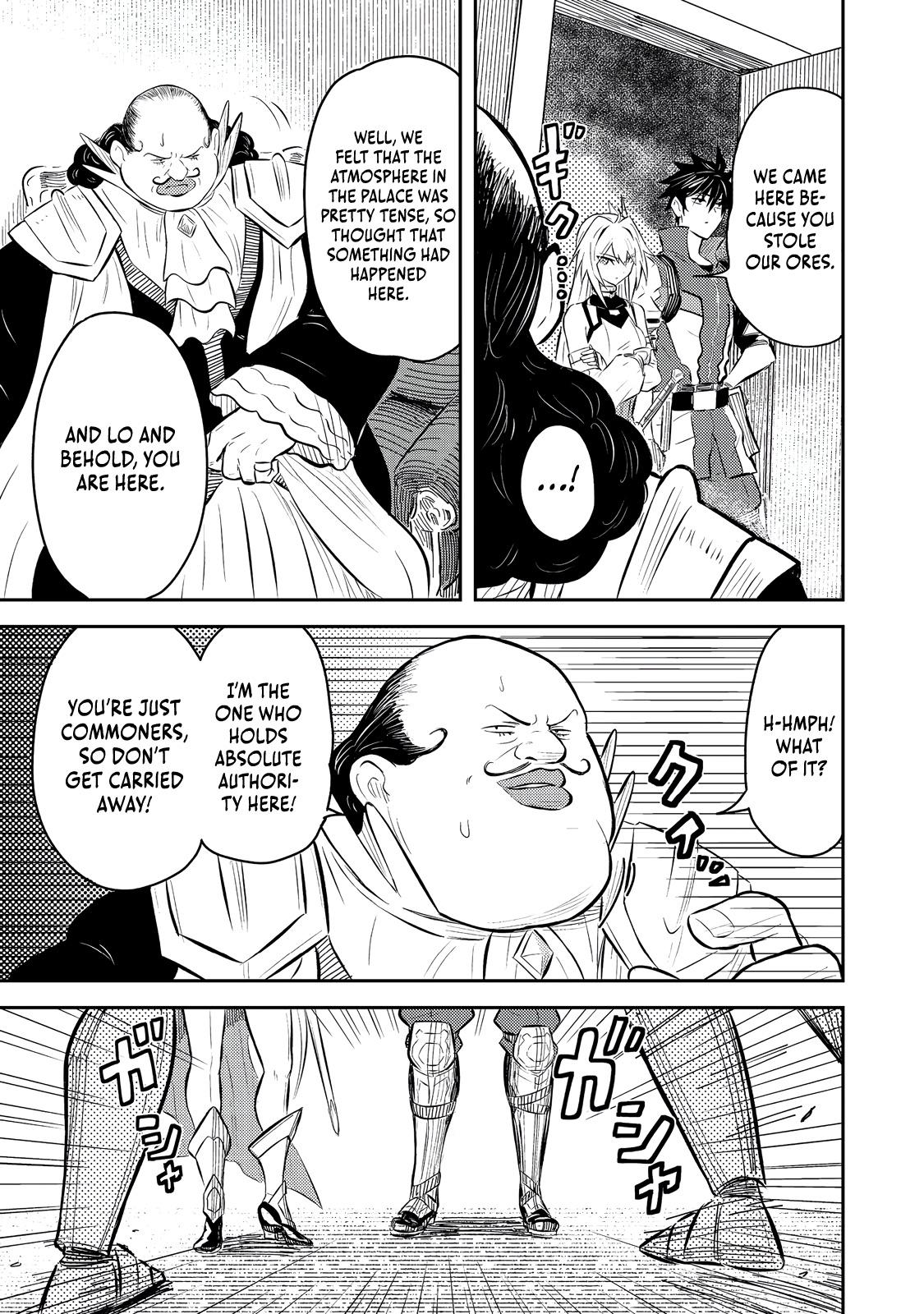 Outo One Operation Golem Master. Masaka no Tsuihou!? Jiyuu no Mi ni Natta node Deshi no Bijin Yuusha-tachi to Issho ni Saikyou Golem Tsukurimasu. Modottekoi to Iwaretemo Mou Shiran! @comic Chap 7 - Next Chap 8