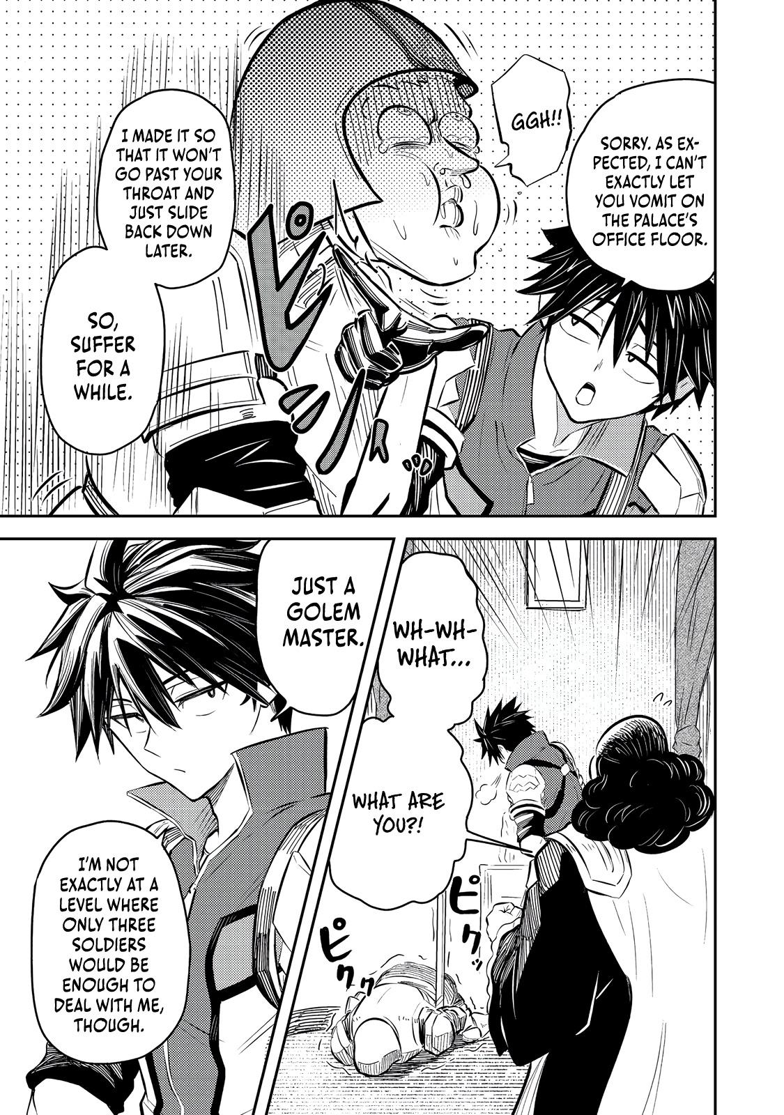 Outo One Operation Golem Master. Masaka no Tsuihou!? Jiyuu no Mi ni Natta node Deshi no Bijin Yuusha-tachi to Issho ni Saikyou Golem Tsukurimasu. Modottekoi to Iwaretemo Mou Shiran! @comic Chap 7 - Next Chap 8