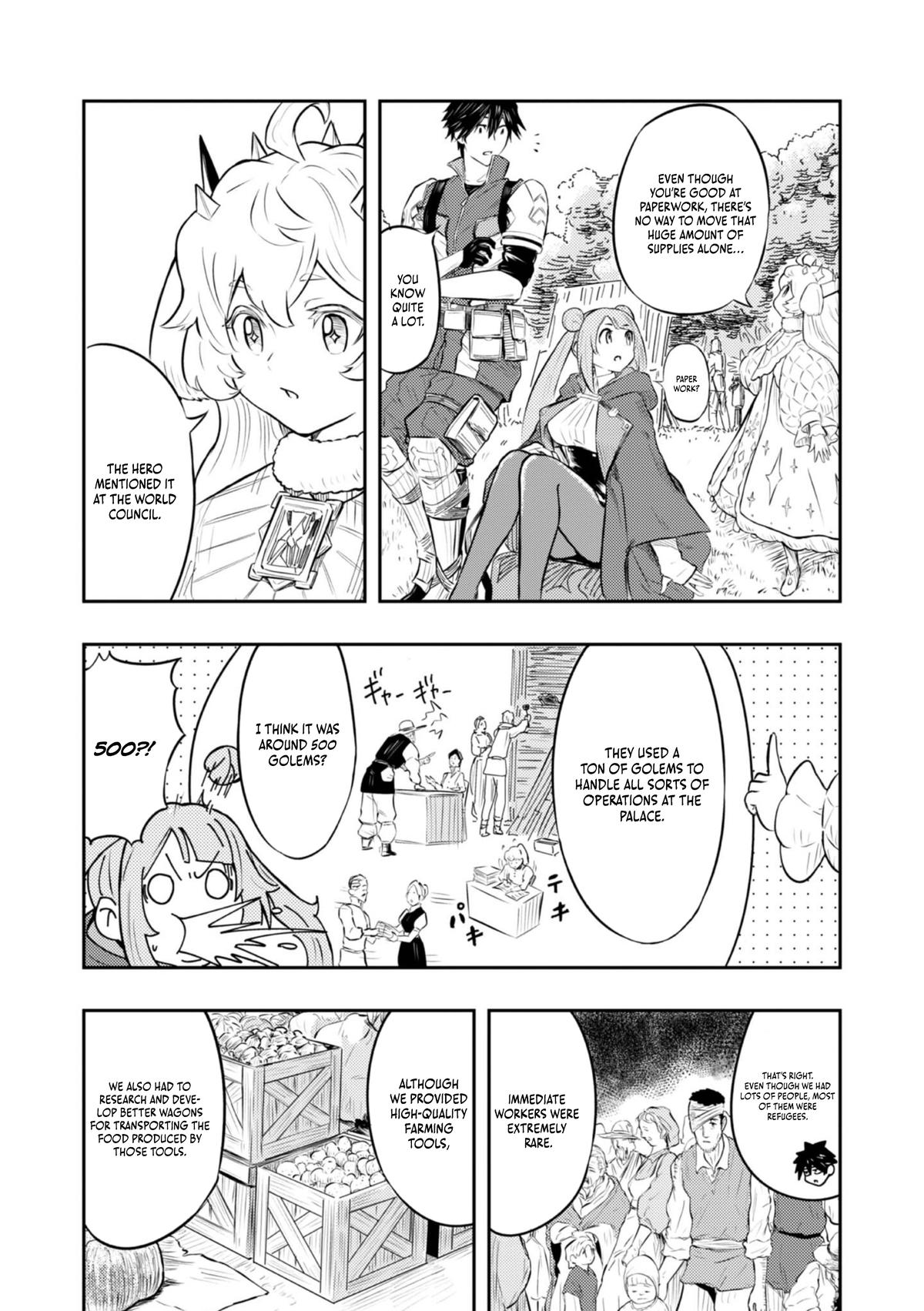Outo One Operation Golem Master. Masaka no Tsuihou!? Jiyuu no Mi ni Natta node Deshi no Bijin Yuusha-tachi to Issho ni Saikyou Golem Tsukurimasu. Modottekoi to Iwaretemo Mou Shiran! @comic Chap 4 - Next Chap 5