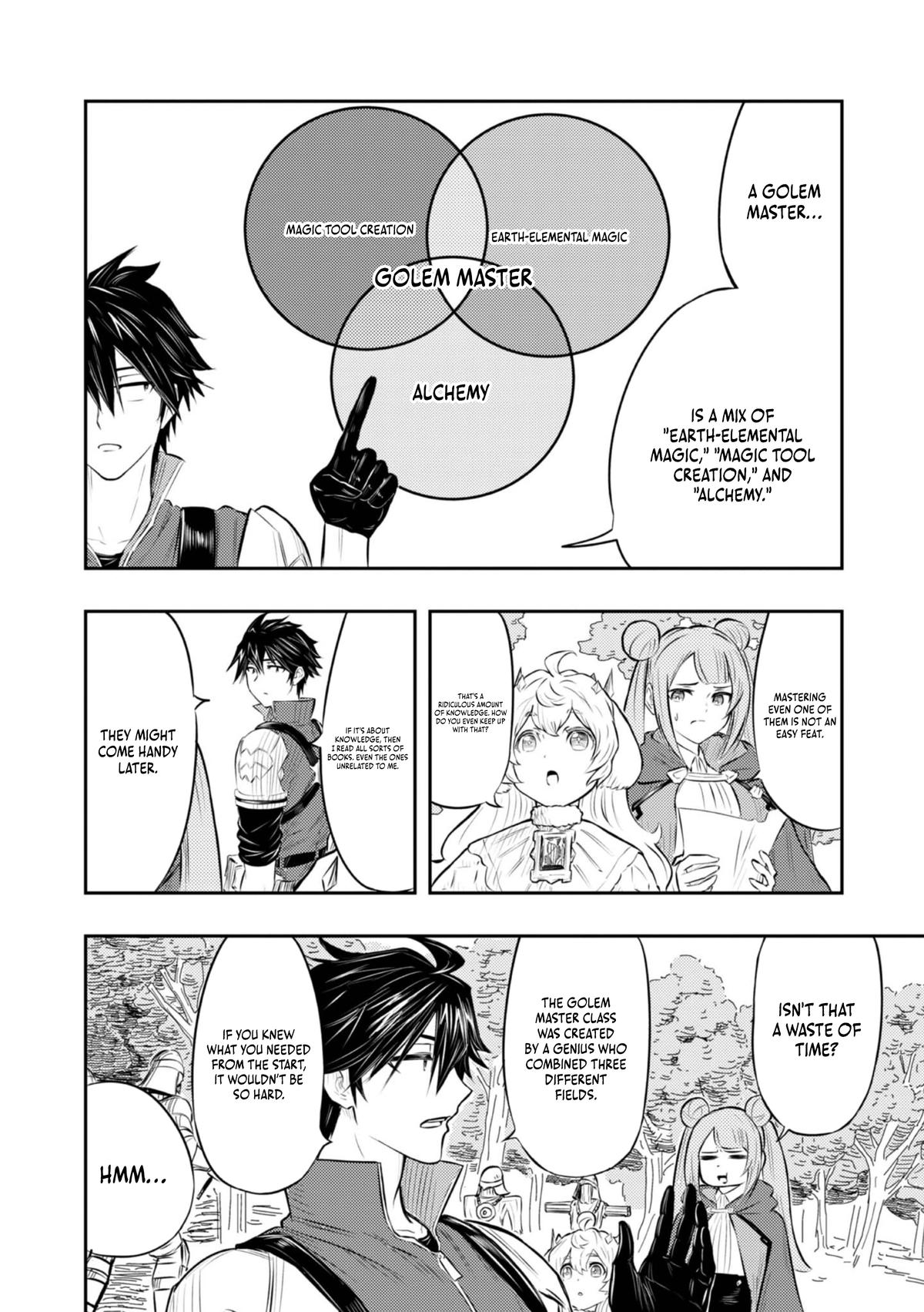 Outo One Operation Golem Master. Masaka no Tsuihou!? Jiyuu no Mi ni Natta node Deshi no Bijin Yuusha-tachi to Issho ni Saikyou Golem Tsukurimasu. Modottekoi to Iwaretemo Mou Shiran! @comic Chap 4 - Next Chap 5