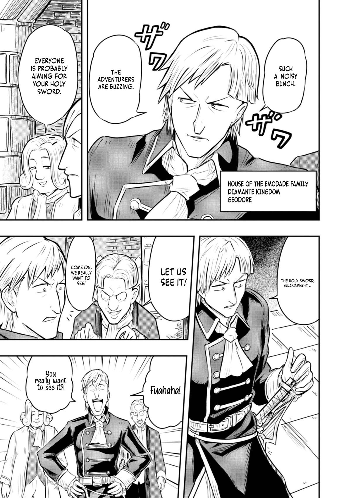 Outo One Operation Golem Master. Masaka no Tsuihou!? Jiyuu no Mi ni Natta node Deshi no Bijin Yuusha-tachi to Issho ni Saikyou Golem Tsukurimasu. Modottekoi to Iwaretemo Mou Shiran! @comic Chap 4 - Next Chap 5