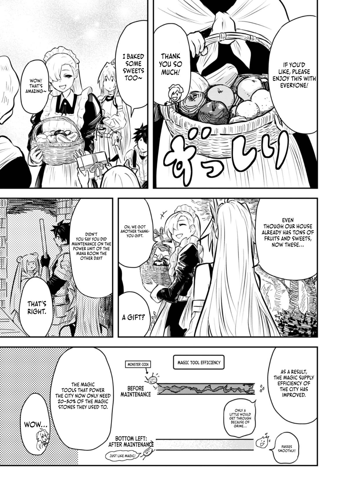 Outo One Operation Golem Master. Masaka no Tsuihou!? Jiyuu no Mi ni Natta node Deshi no Bijin Yuusha-tachi to Issho ni Saikyou Golem Tsukurimasu. Modottekoi to Iwaretemo Mou Shiran! @comic Chap 5 - Next Chap 6