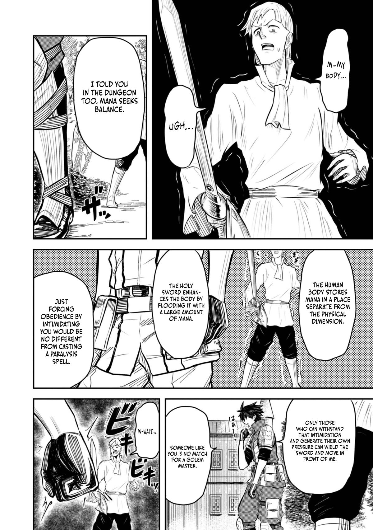 Outo One Operation Golem Master. Masaka no Tsuihou!? Jiyuu no Mi ni Natta node Deshi no Bijin Yuusha-tachi to Issho ni Saikyou Golem Tsukurimasu. Modottekoi to Iwaretemo Mou Shiran! @comic Chap 5 - Next Chap 6