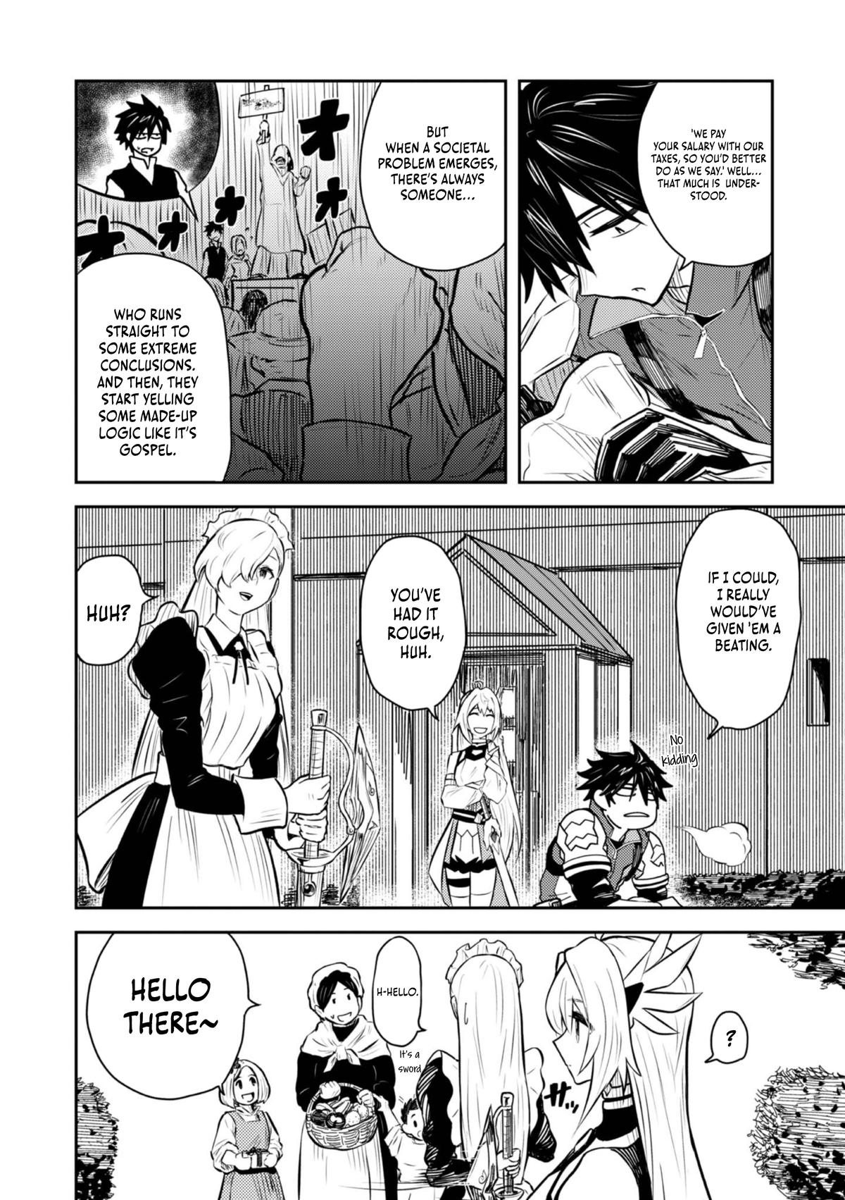 Outo One Operation Golem Master. Masaka no Tsuihou!? Jiyuu no Mi ni Natta node Deshi no Bijin Yuusha-tachi to Issho ni Saikyou Golem Tsukurimasu. Modottekoi to Iwaretemo Mou Shiran! @comic Chap 5 - Next Chap 6