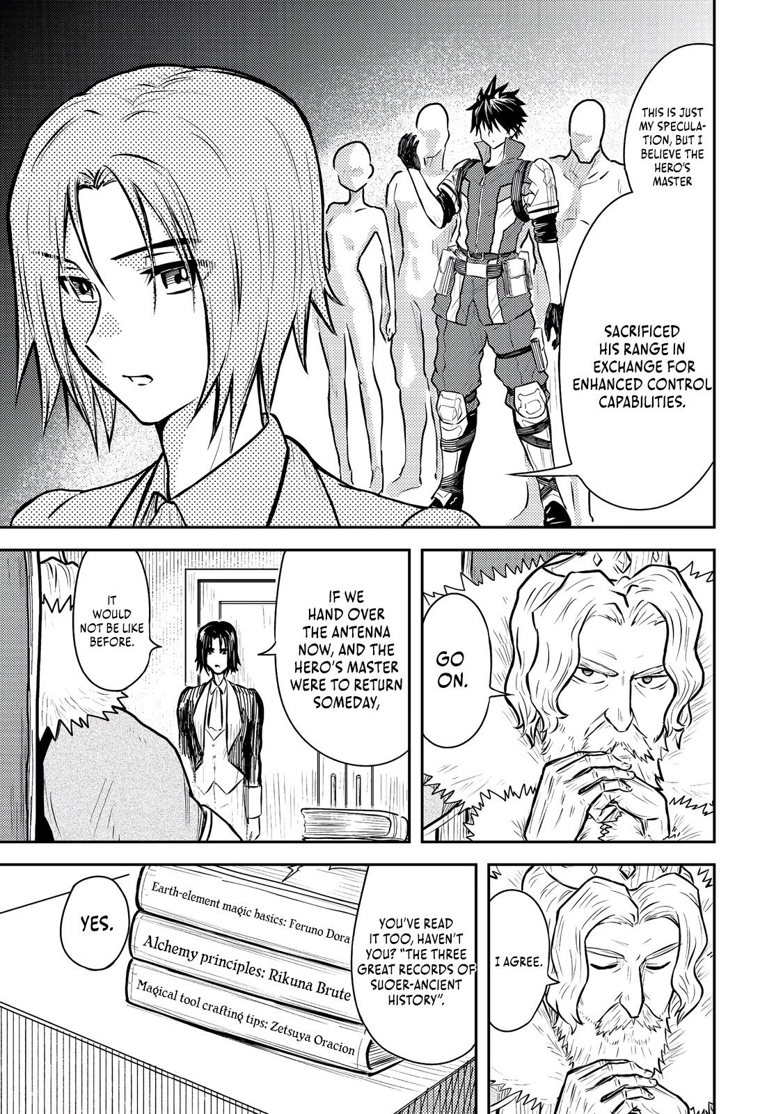 Outo One Operation Golem Master. Masaka no Tsuihou!? Jiyuu no Mi ni Natta node Deshi no Bijin Yuusha-tachi to Issho ni Saikyou Golem Tsukurimasu. Modottekoi to Iwaretemo Mou Shiran! @comic Chap 6 - Next Chap 7