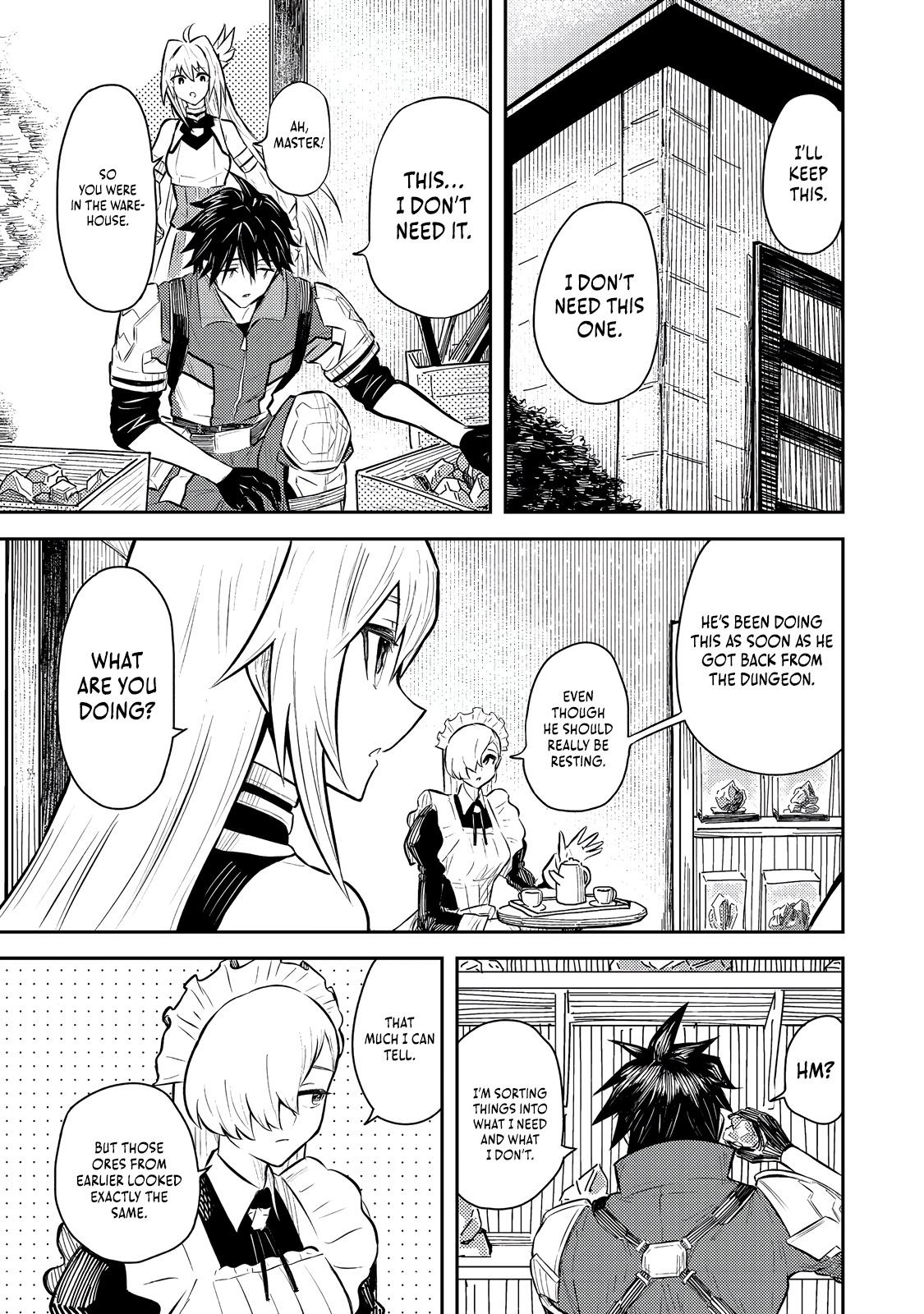 Outo One Operation Golem Master. Masaka no Tsuihou!? Jiyuu no Mi ni Natta node Deshi no Bijin Yuusha-tachi to Issho ni Saikyou Golem Tsukurimasu. Modottekoi to Iwaretemo Mou Shiran! @comic Chap 6 - Next Chap 7