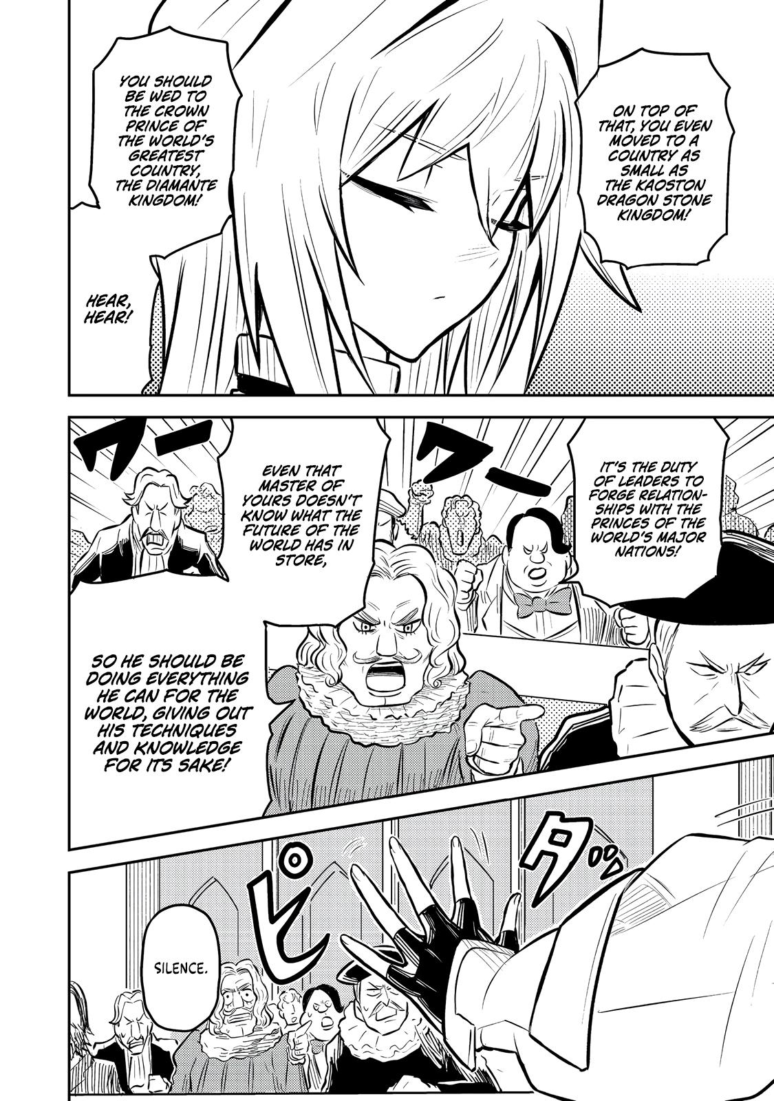 Outo One Operation Golem Master. Masaka no Tsuihou!? Jiyuu no Mi ni Natta node Deshi no Bijin Yuusha-tachi to Issho ni Saikyou Golem Tsukurimasu. Modottekoi to Iwaretemo Mou Shiran! @comic Chap 8 - Next Chap 9