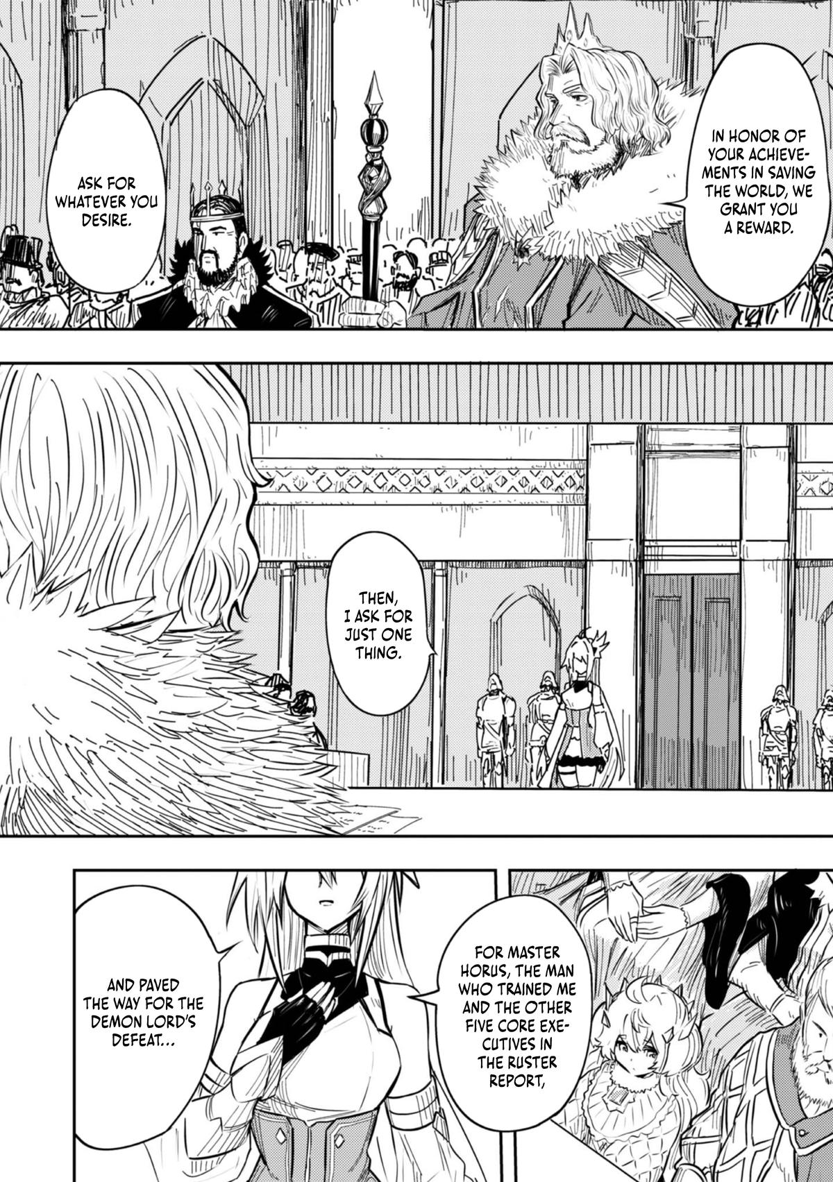 Outo One Operation Golem Master. Masaka no Tsuihou!? Jiyuu no Mi ni Natta node Deshi no Bijin Yuusha-tachi to Issho ni Saikyou Golem Tsukurimasu. Modottekoi to Iwaretemo Mou Shiran! @comic Chap 1 - Next Chap 2