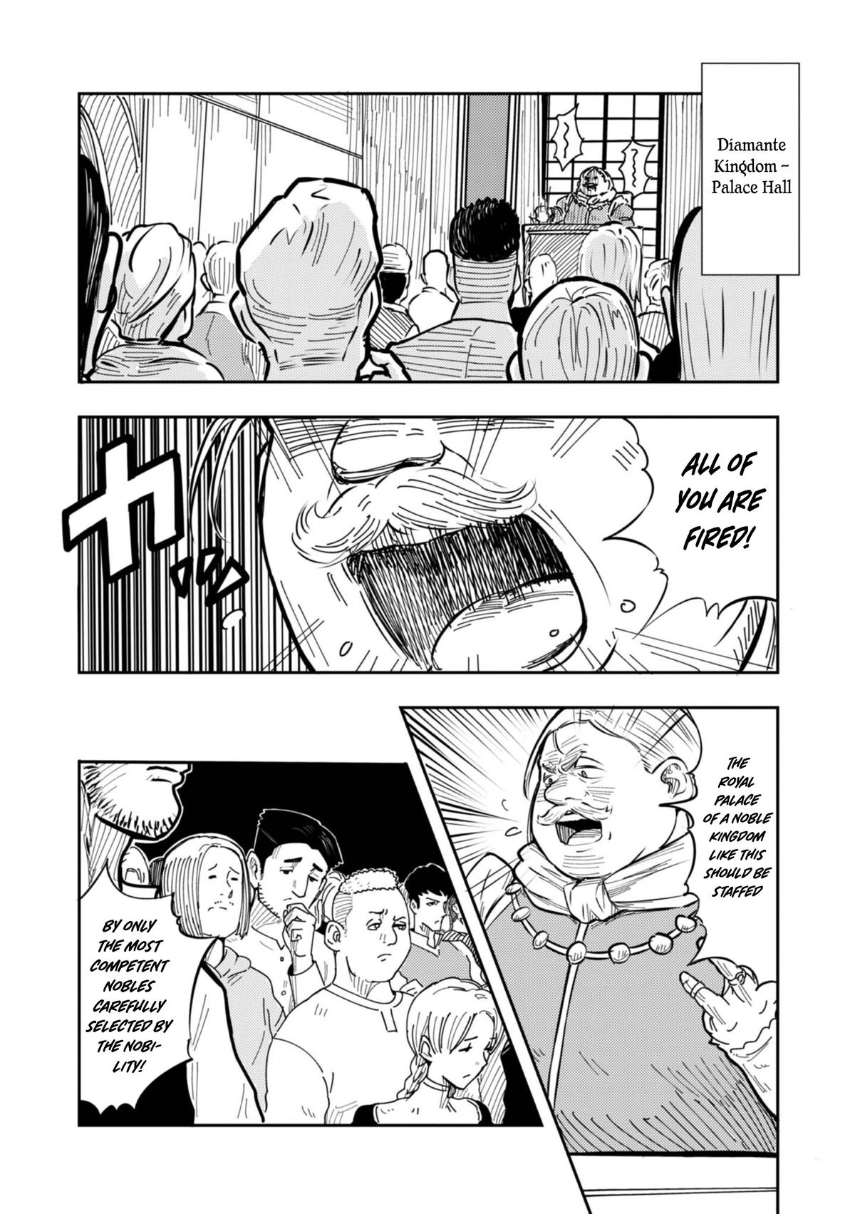 Outo One Operation Golem Master. Masaka no Tsuihou!? Jiyuu no Mi ni Natta node Deshi no Bijin Yuusha-tachi to Issho ni Saikyou Golem Tsukurimasu. Modottekoi to Iwaretemo Mou Shiran! @comic Chap 1 - Next Chap 2