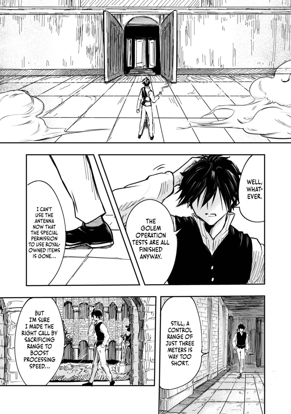 Outo One Operation Golem Master. Masaka no Tsuihou!? Jiyuu no Mi ni Natta node Deshi no Bijin Yuusha-tachi to Issho ni Saikyou Golem Tsukurimasu. Modottekoi to Iwaretemo Mou Shiran! @comic Chap 1 - Next Chap 2