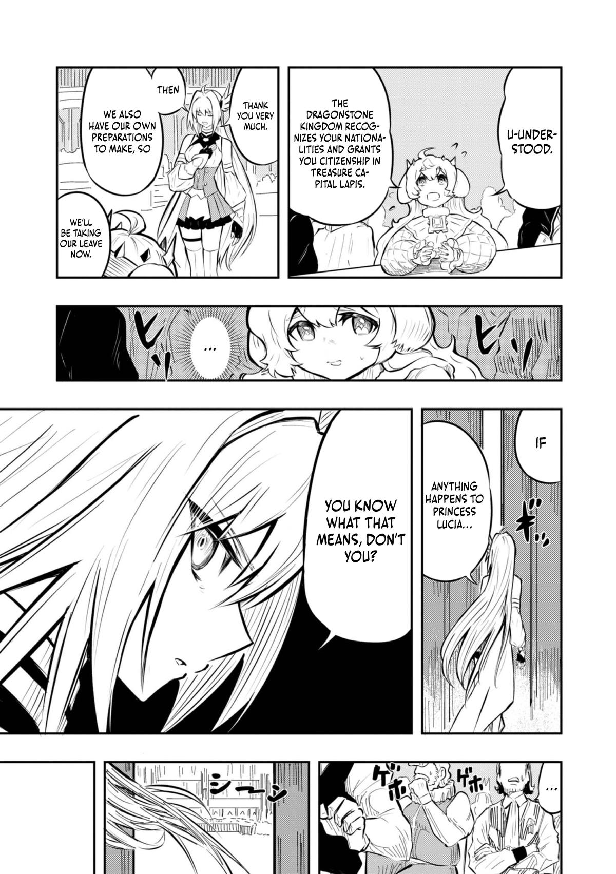 Outo One Operation Golem Master. Masaka no Tsuihou!? Jiyuu no Mi ni Natta node Deshi no Bijin Yuusha-tachi to Issho ni Saikyou Golem Tsukurimasu. Modottekoi to Iwaretemo Mou Shiran! @comic Chap 2 - Next Chap 3