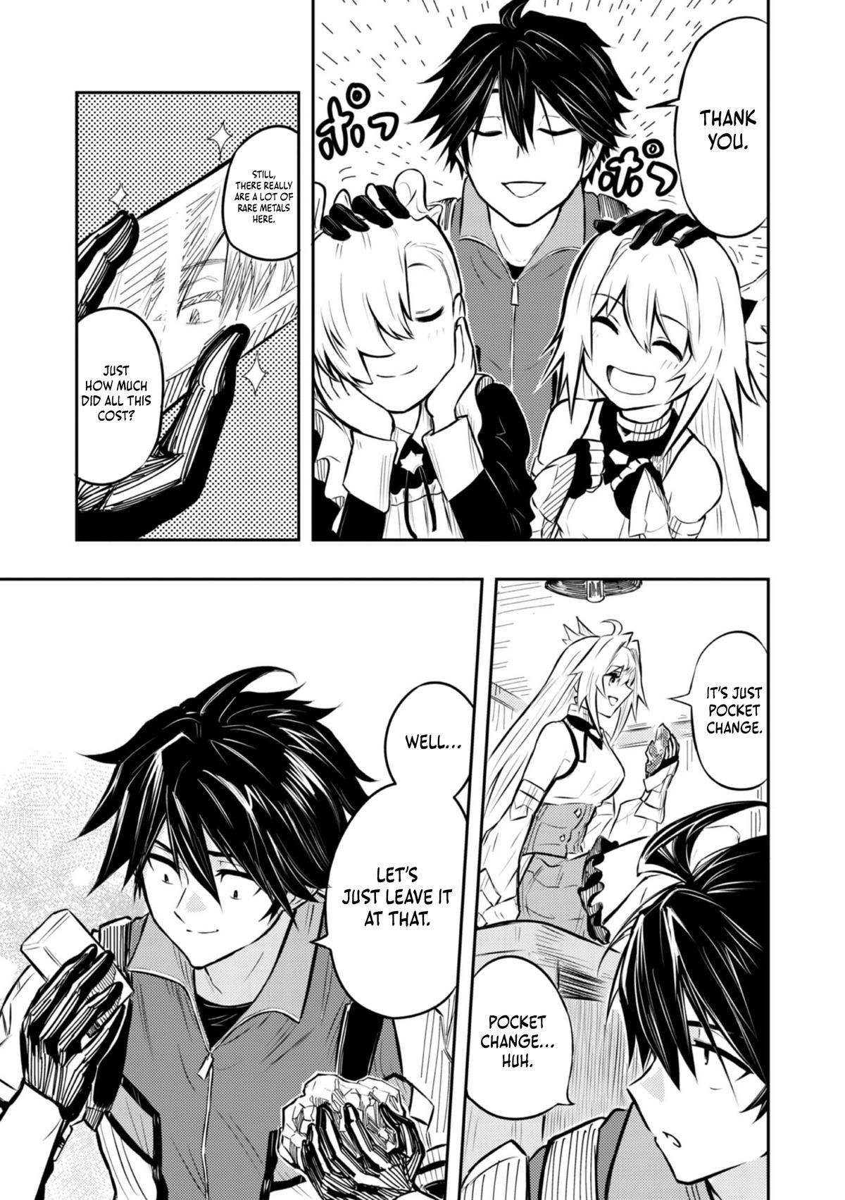 Outo One Operation Golem Master. Masaka no Tsuihou!? Jiyuu no Mi ni Natta node Deshi no Bijin Yuusha-tachi to Issho ni Saikyou Golem Tsukurimasu. Modottekoi to Iwaretemo Mou Shiran! @comic Chap 2 - Next Chap 3