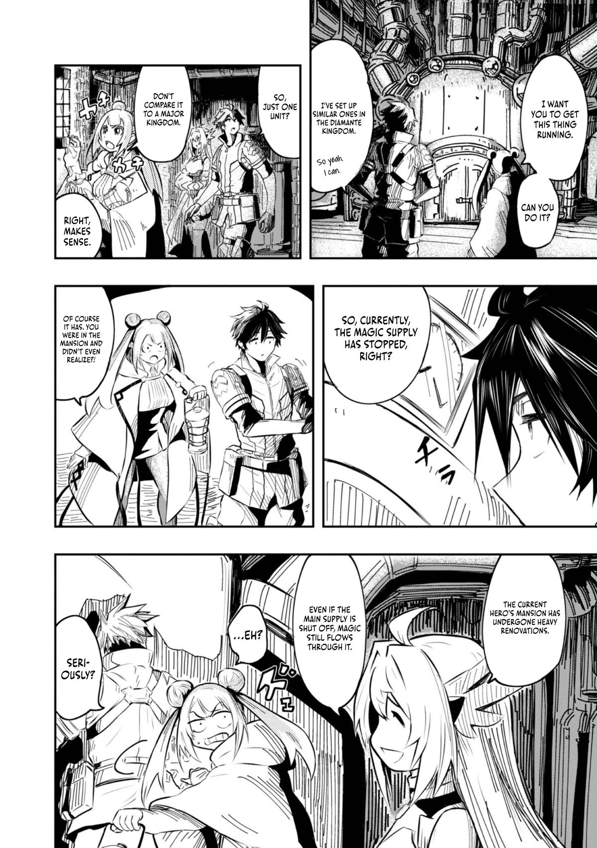 Outo One Operation Golem Master. Masaka no Tsuihou!? Jiyuu no Mi ni Natta node Deshi no Bijin Yuusha-tachi to Issho ni Saikyou Golem Tsukurimasu. Modottekoi to Iwaretemo Mou Shiran! @comic Chap 3 - Next Chap 4