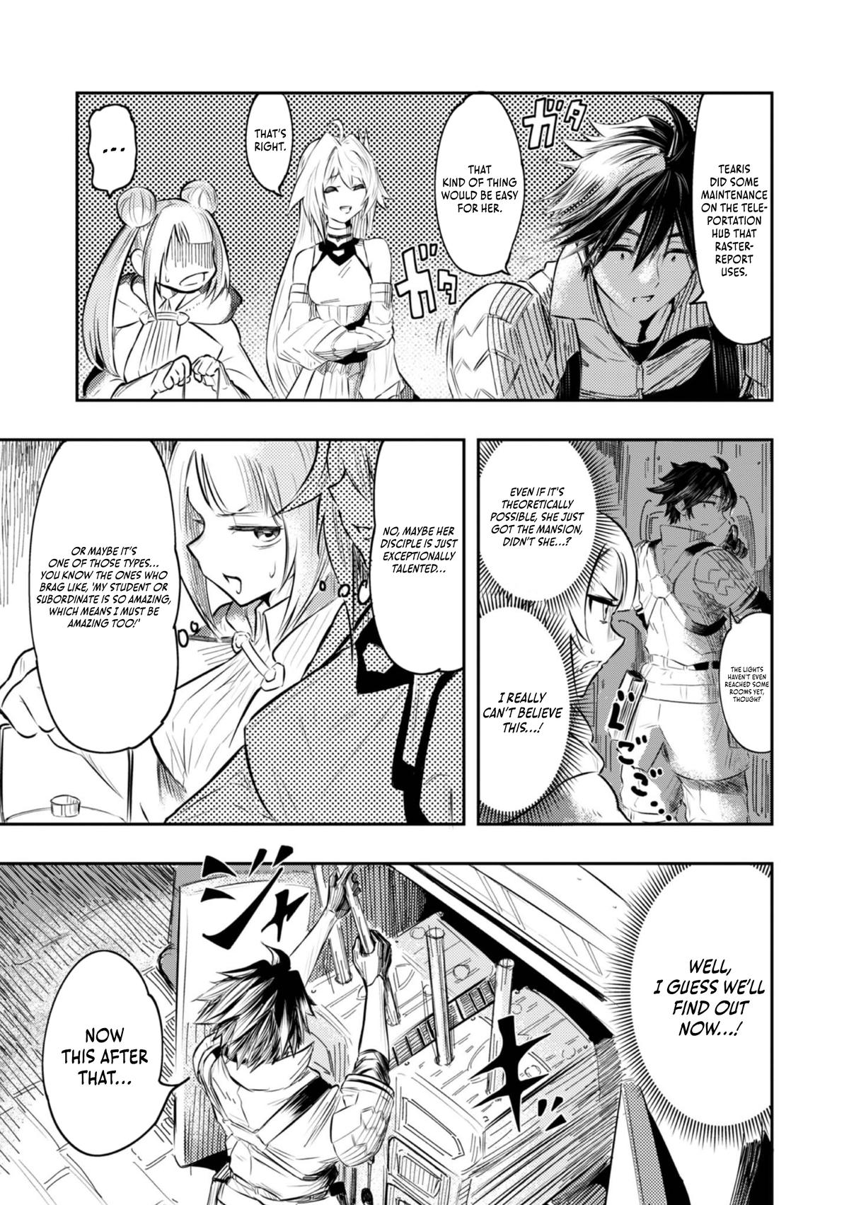 Outo One Operation Golem Master. Masaka no Tsuihou!? Jiyuu no Mi ni Natta node Deshi no Bijin Yuusha-tachi to Issho ni Saikyou Golem Tsukurimasu. Modottekoi to Iwaretemo Mou Shiran! @comic Chap 3 - Next Chap 4